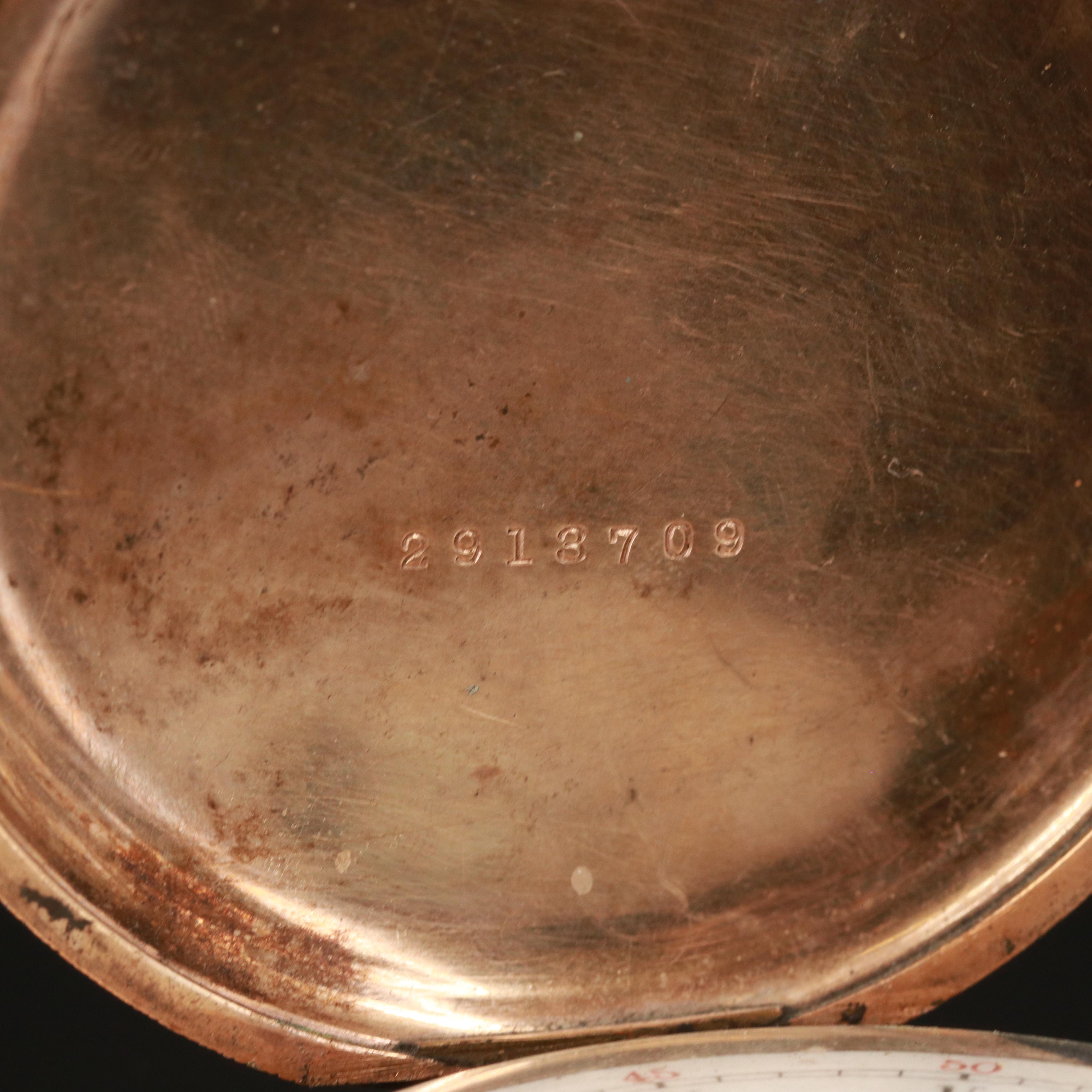 1896 Waltham Gold Filled Pocket Watch