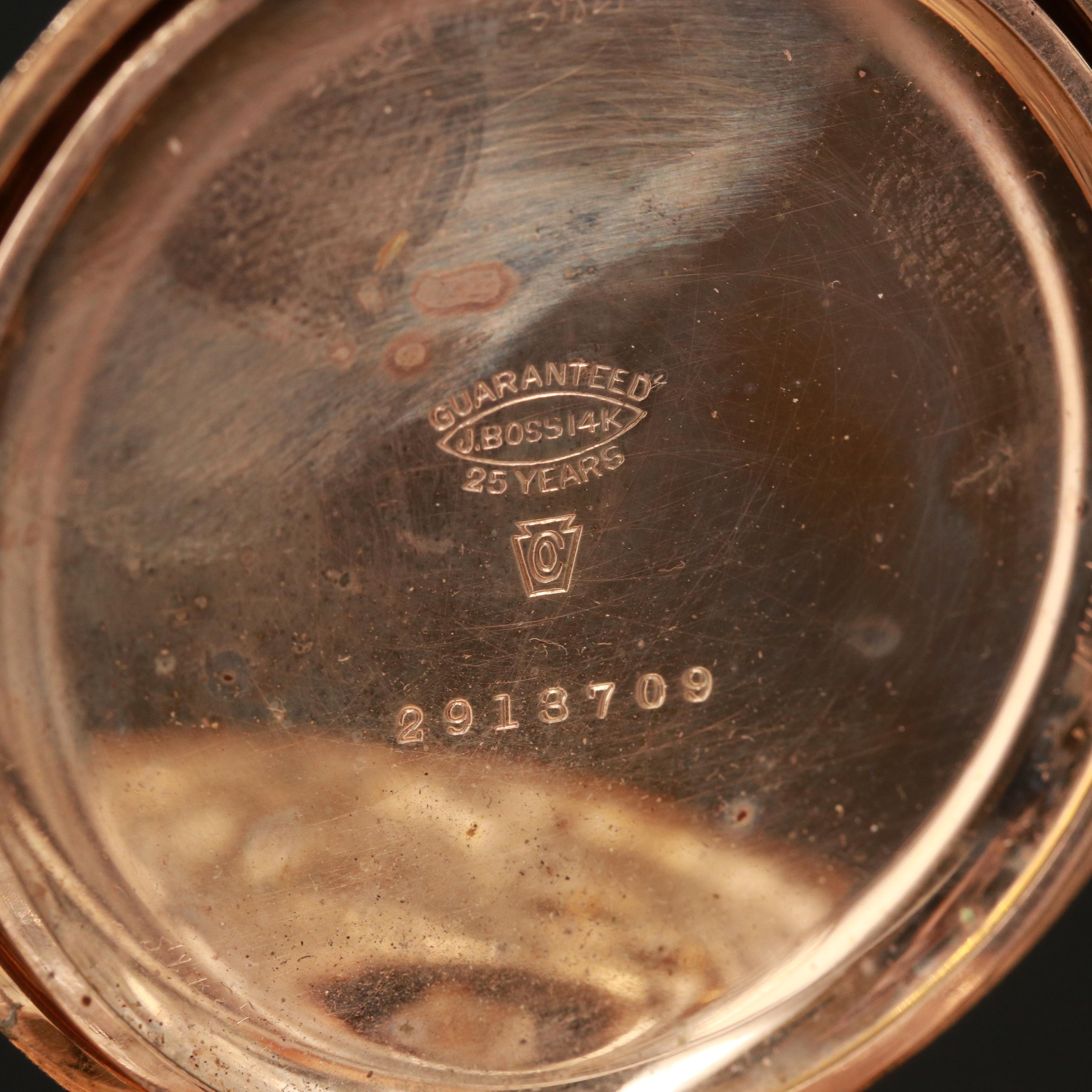 1896 Waltham Gold Filled Pocket Watch