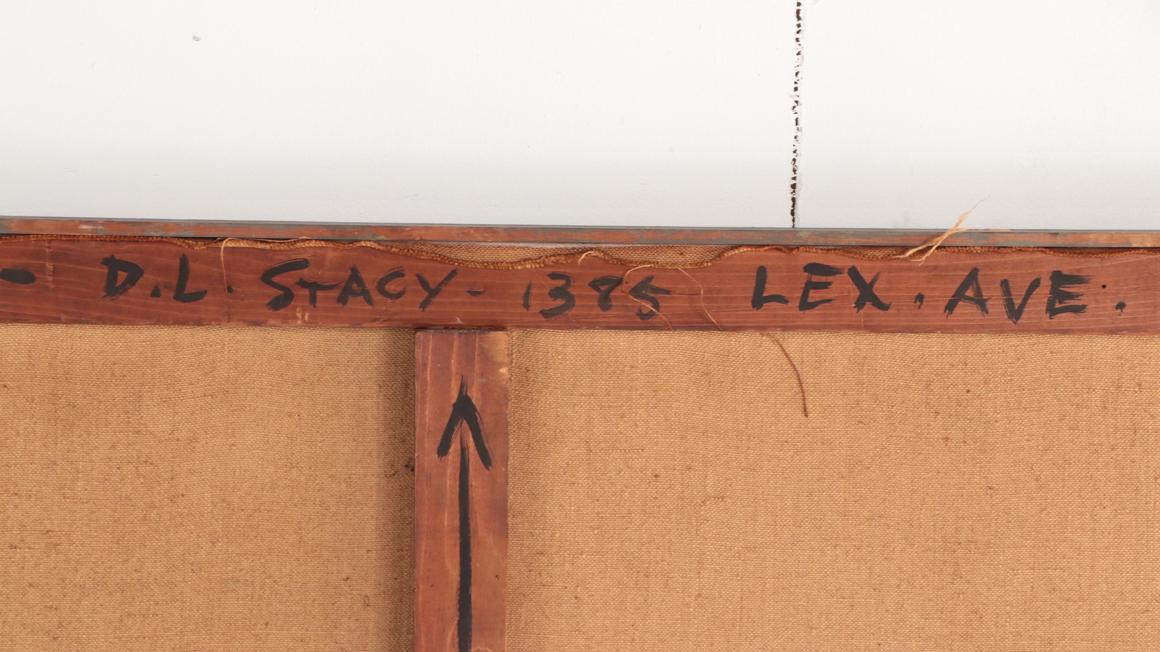 Don Stacy Large-Scale Abstract Oil Painting "Mountain-Moving"