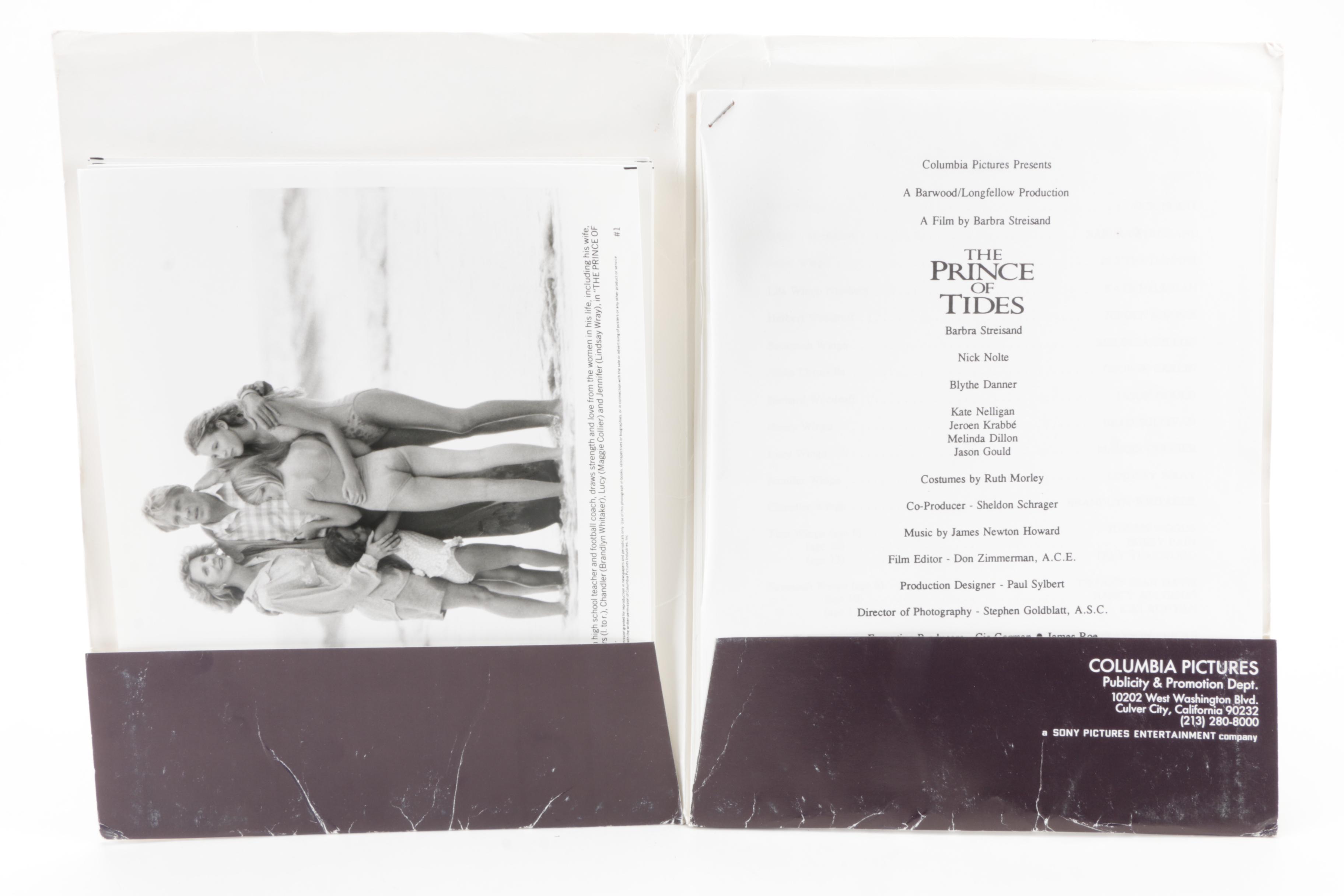 "The Prince of Tides" and Other Movie Press Kits, 1990s