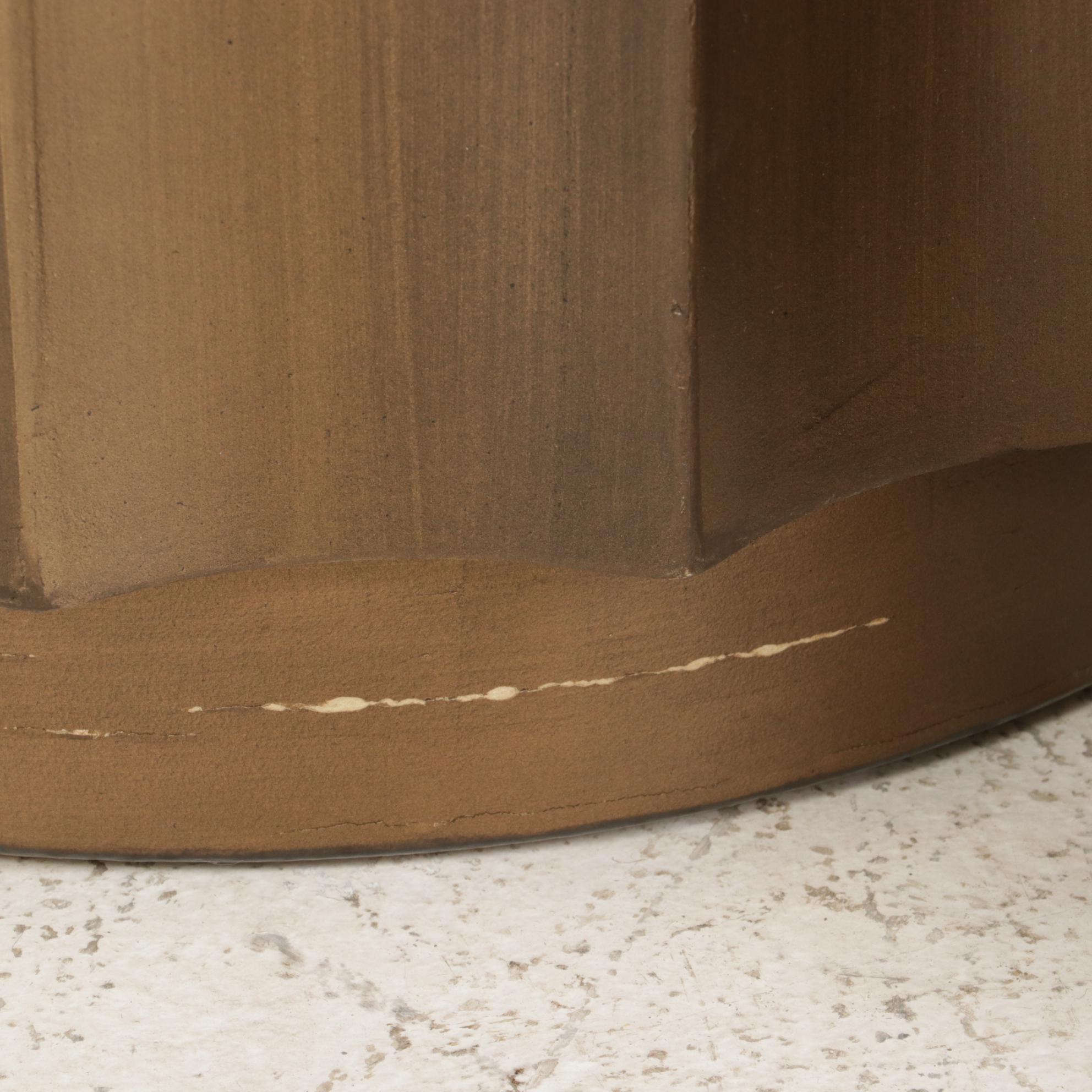 Pair of Madison Park "Ortega" Glass Top Side Tables