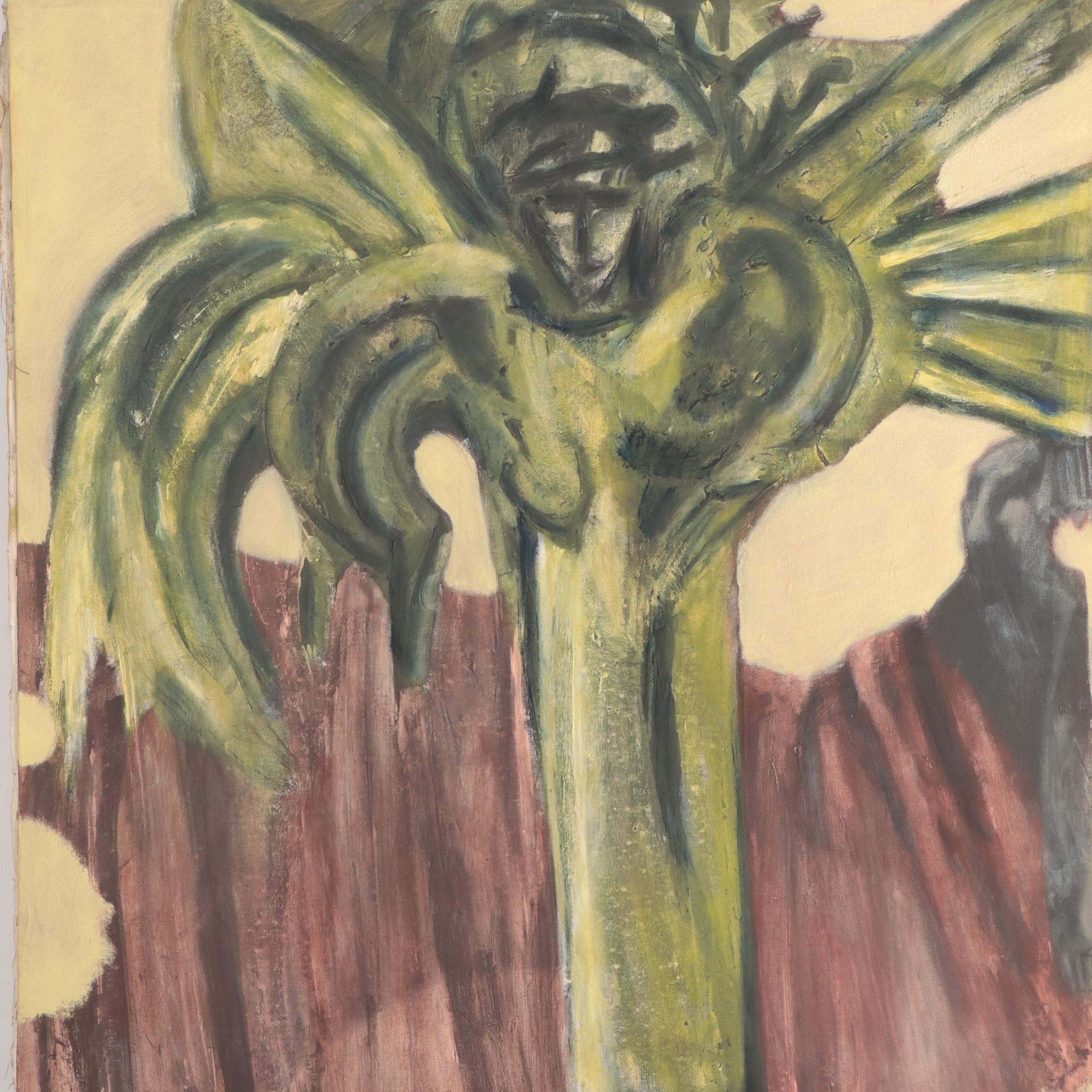 Don Stacy Large-Scale Abstract Oil Painting