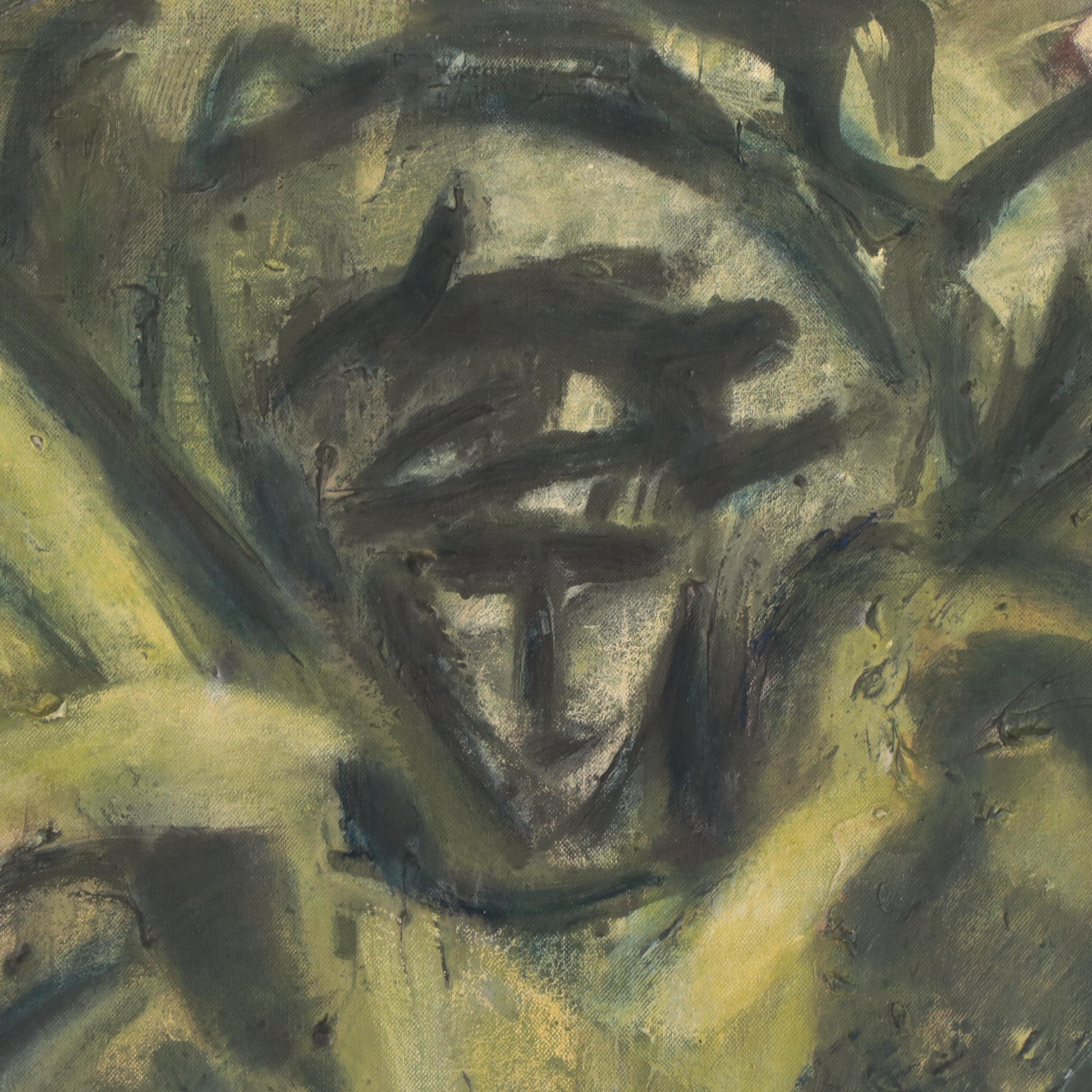 Don Stacy Large-Scale Abstract Oil Painting