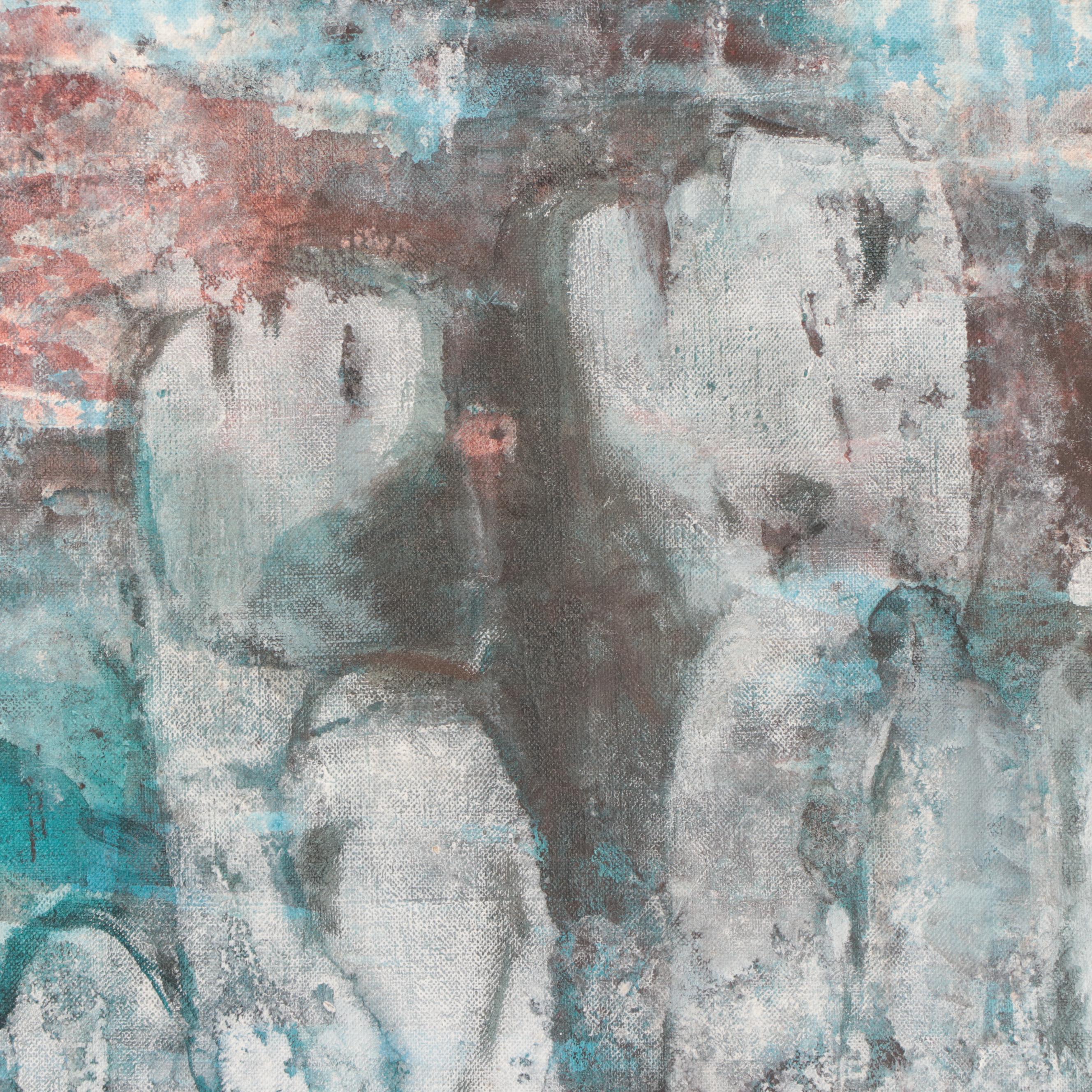 Don Stacy Large-Scale Abstract Oil Painting