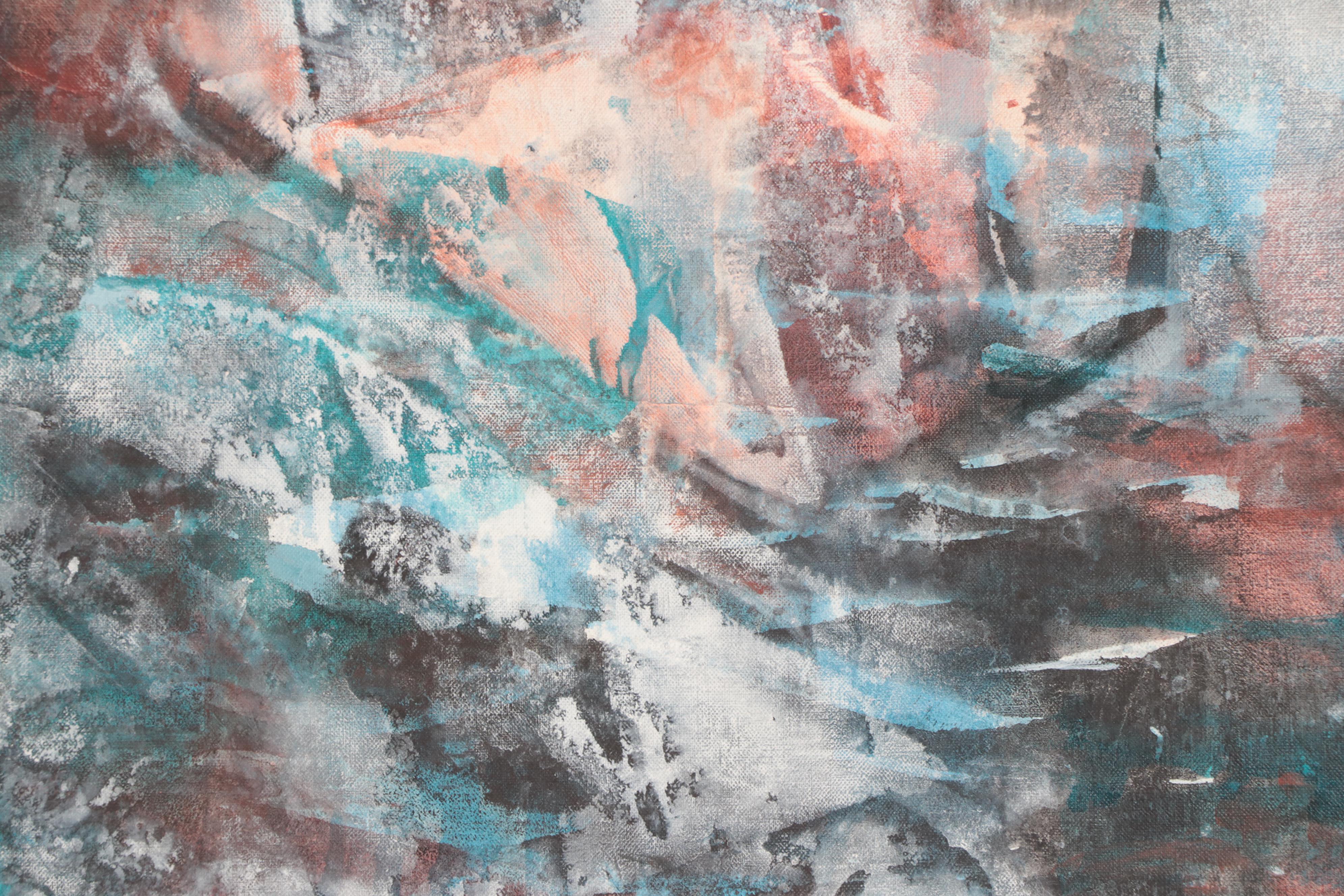 Don Stacy Large-Scale Abstract Oil Painting