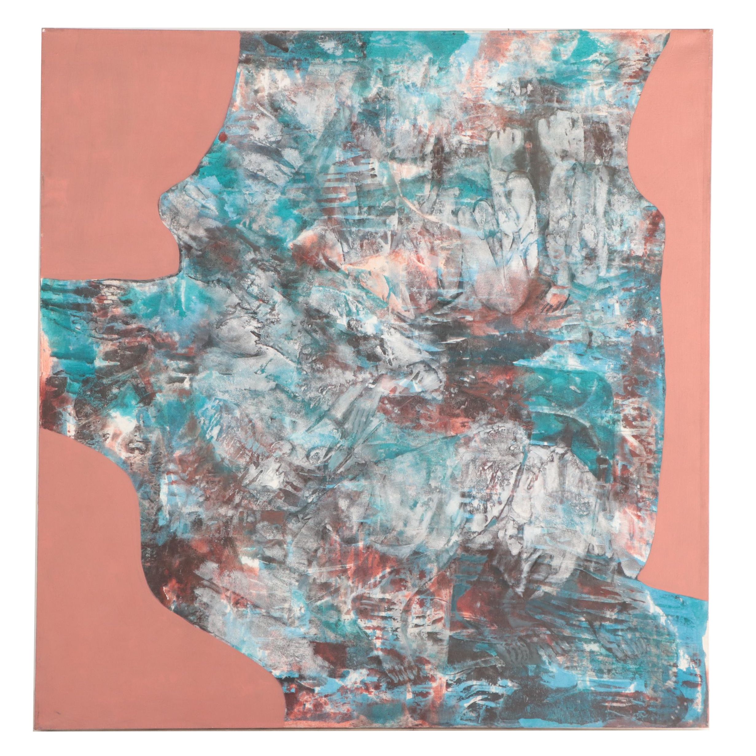 Don Stacy Large-Scale Abstract Oil Painting