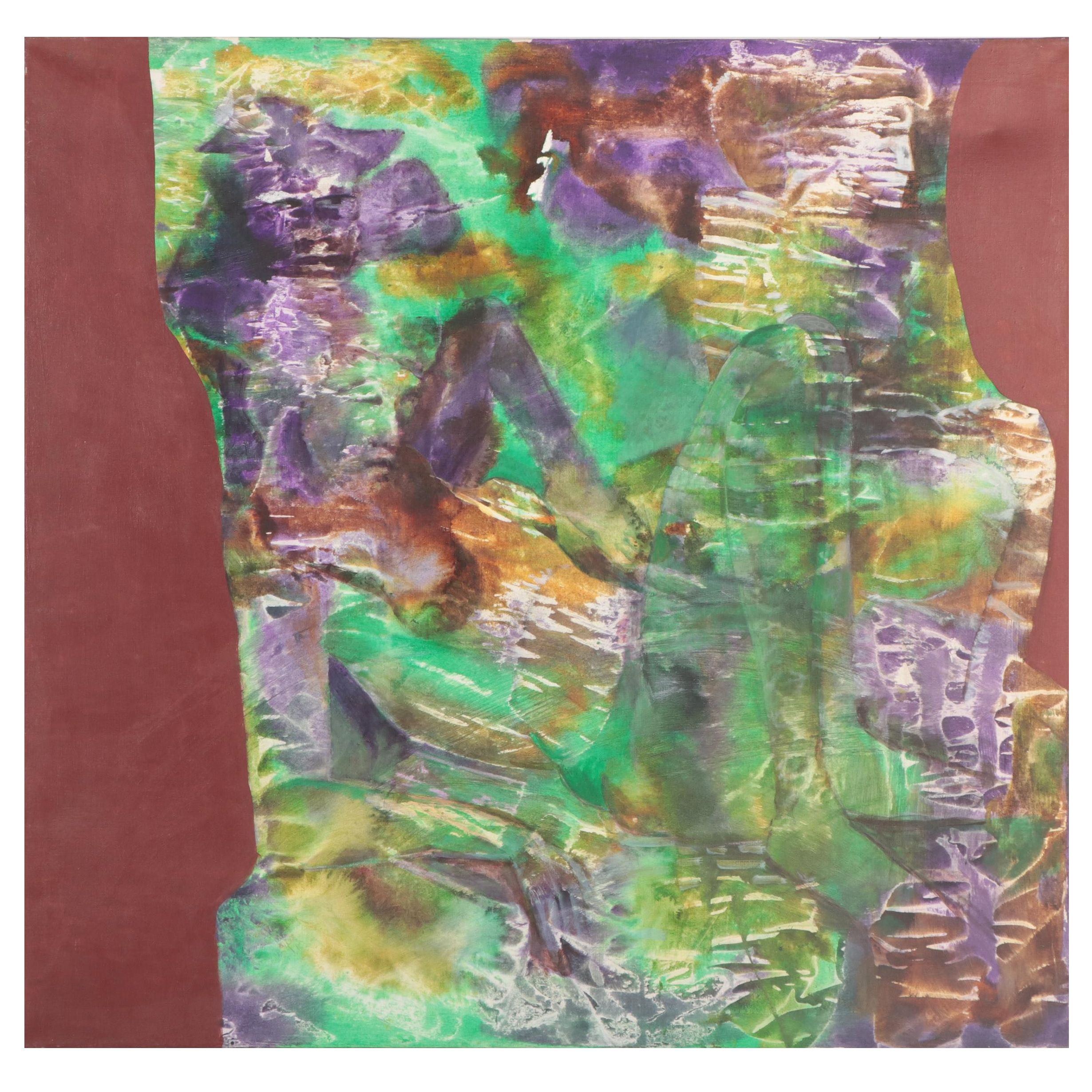 Don Stacy Large-Scale Abstract Oil Painting