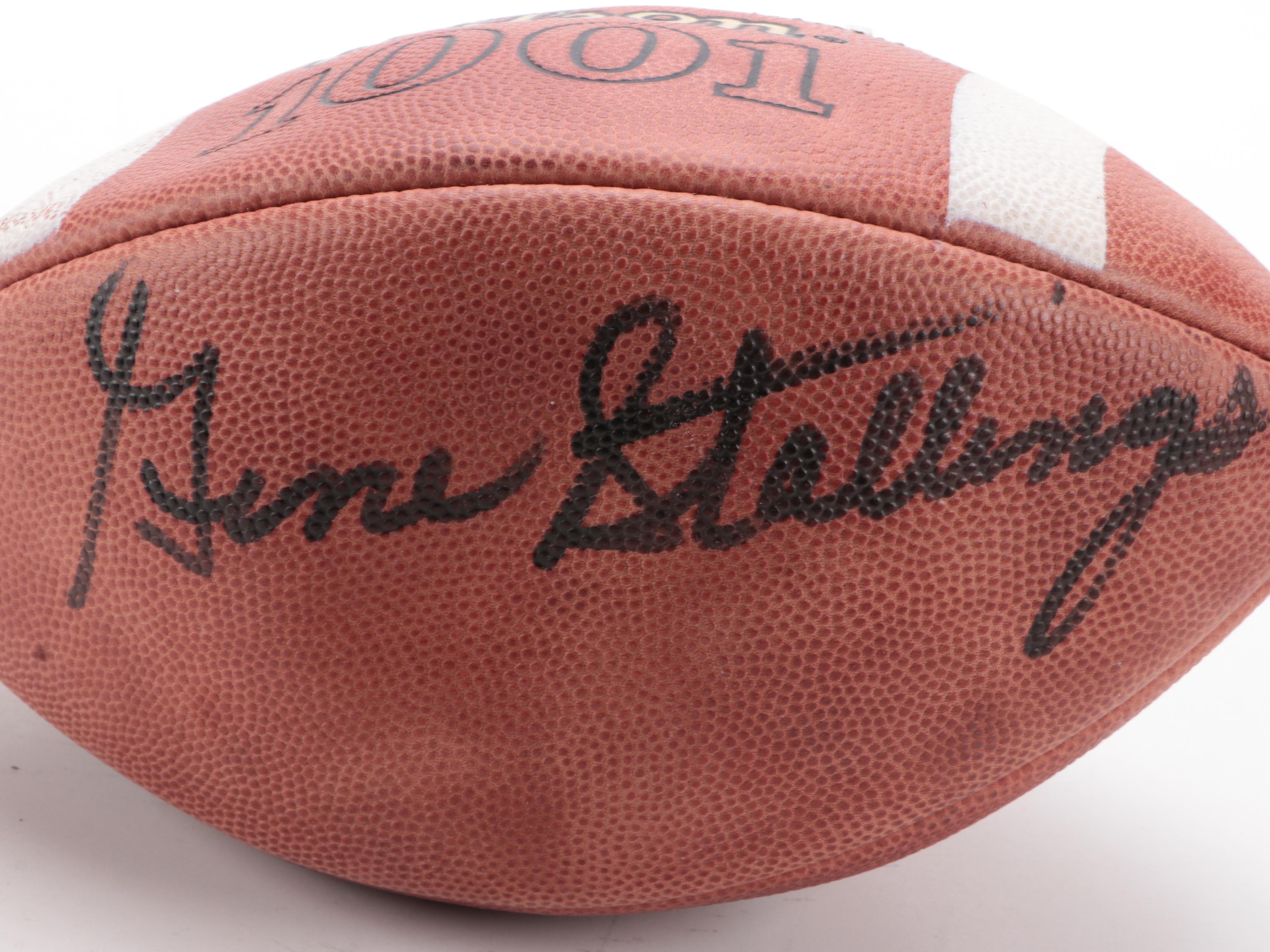 Gene Stallings Signed Wilson "1001" Football