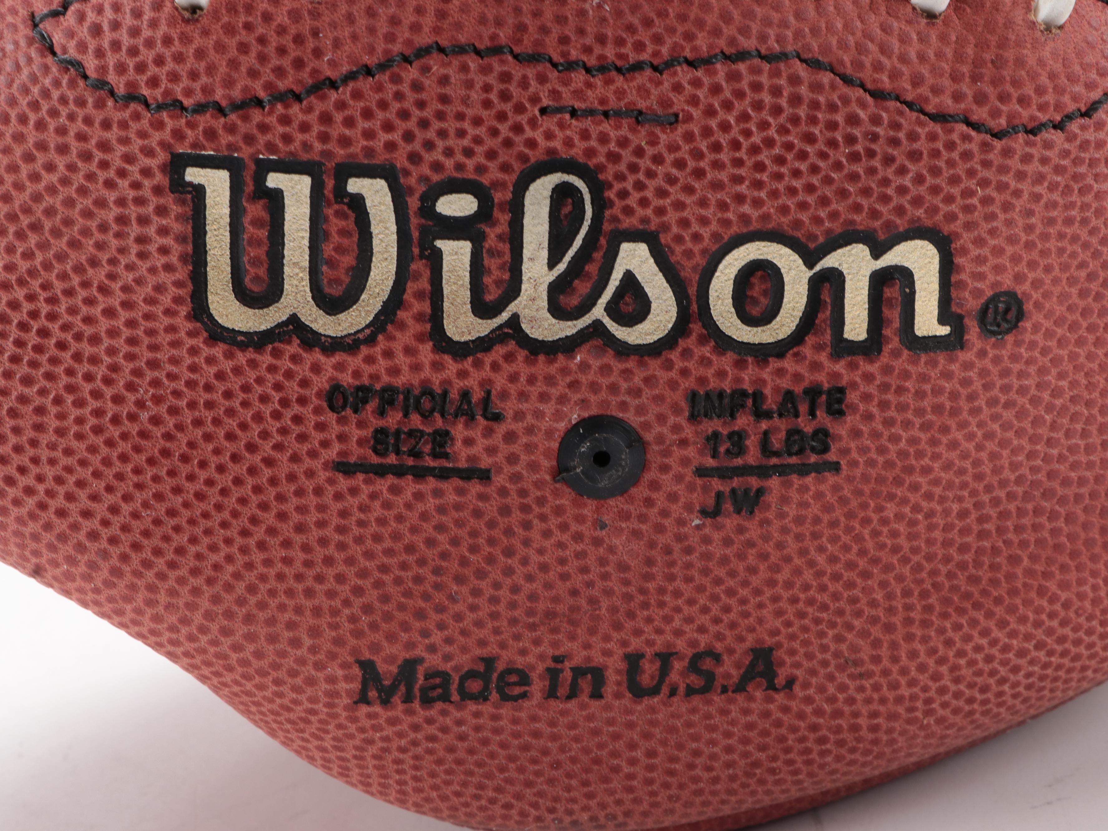 Gene Stallings Signed Wilson "1001" Football