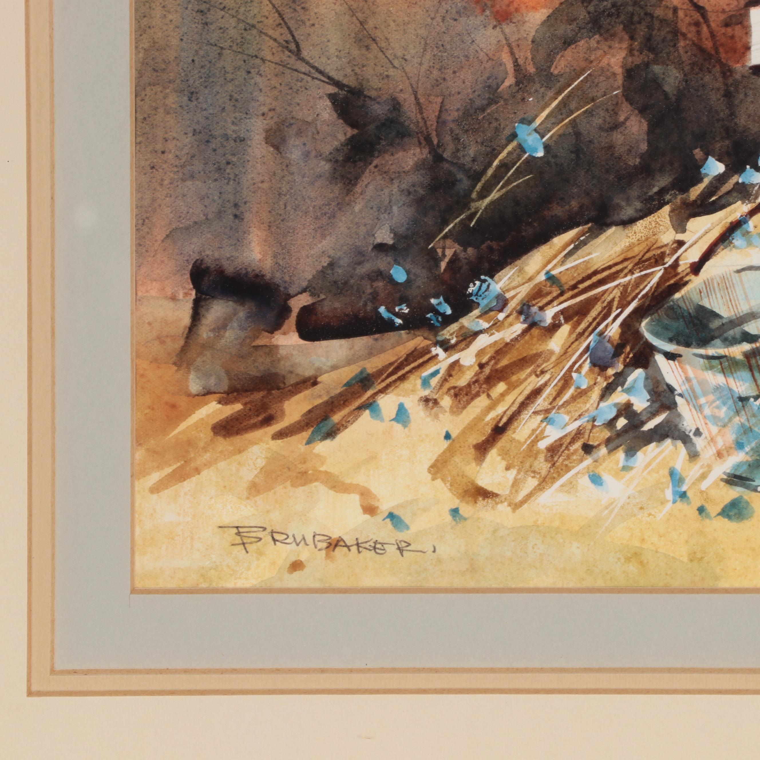 Robert Brubaker Landscape Watercolor Painting