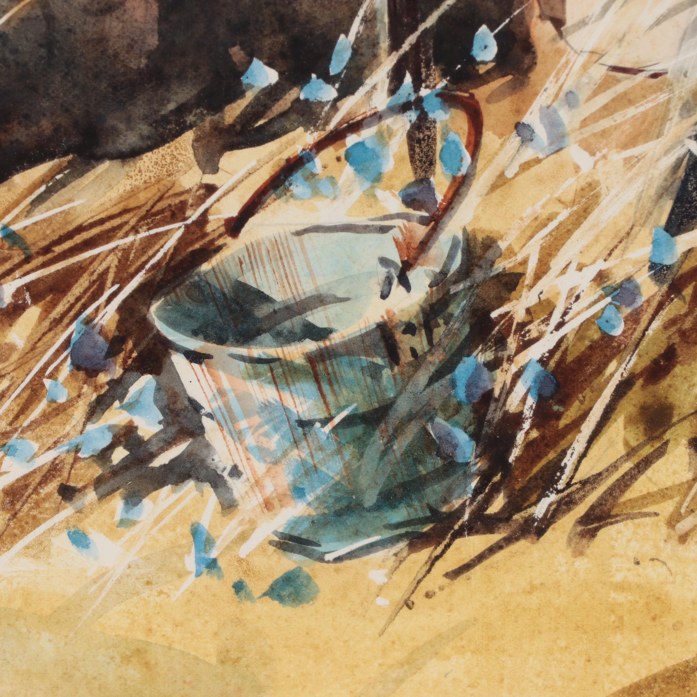 Robert Brubaker Landscape Watercolor Painting