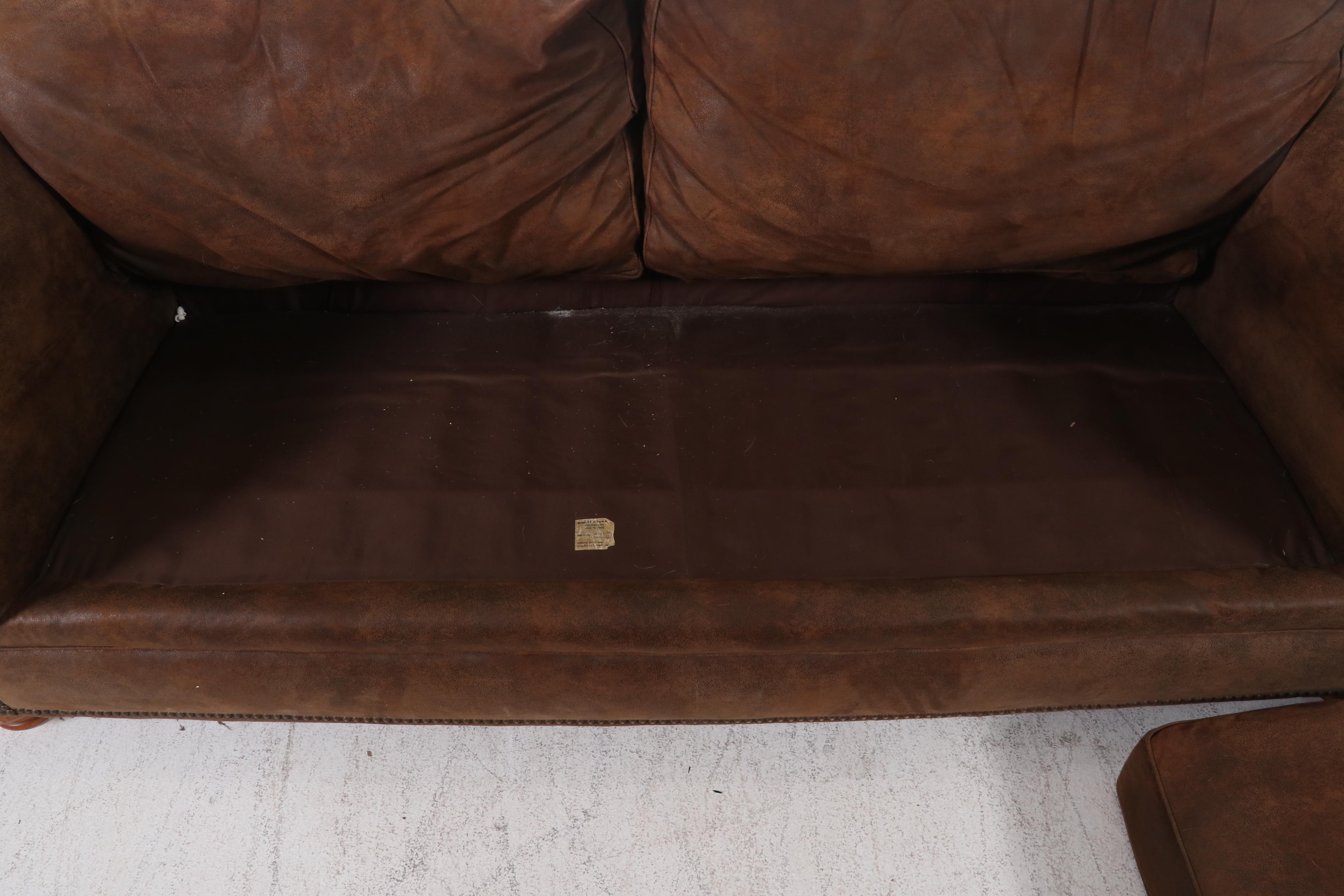 Broyill "Laramie" Microfiber Upholstered Two-Seat Sofa