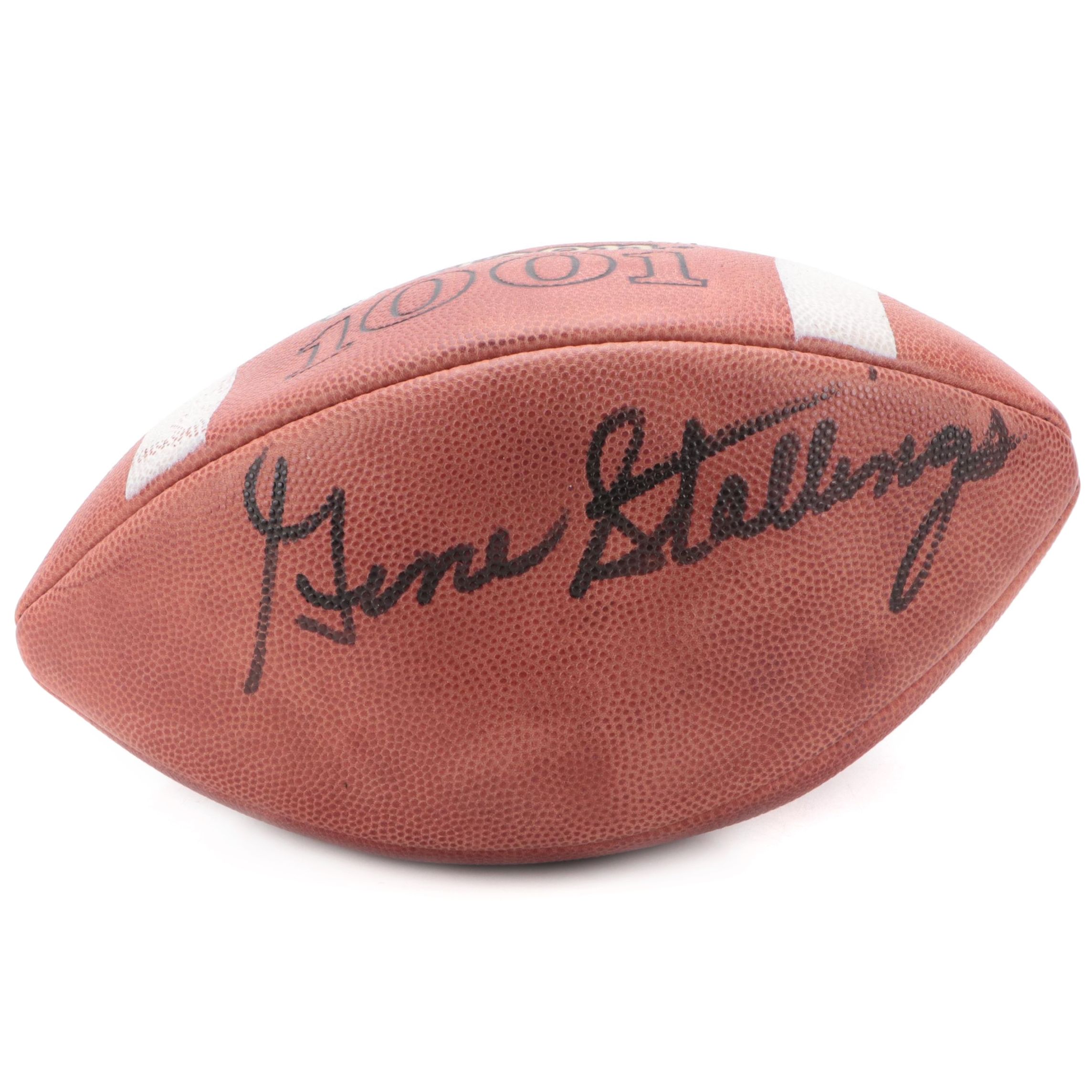 Gene Stallings Signed Wilson "1001" Football
