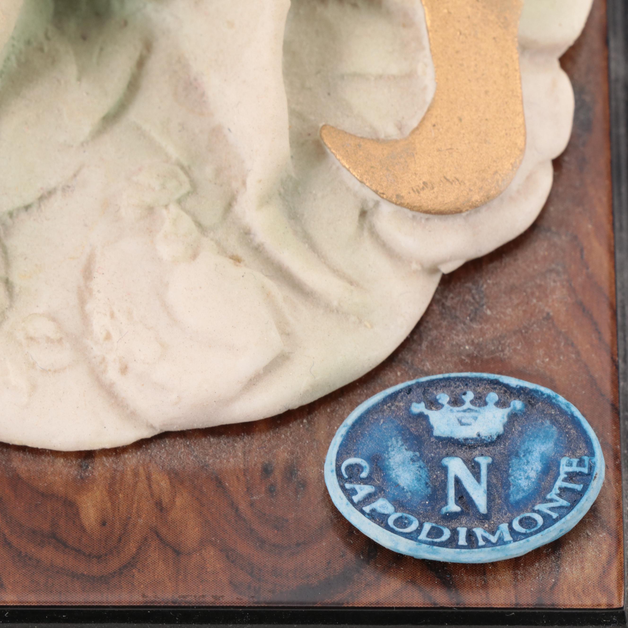 Capodimonte Boy with Axe Resin Figurine, Late 20th Century