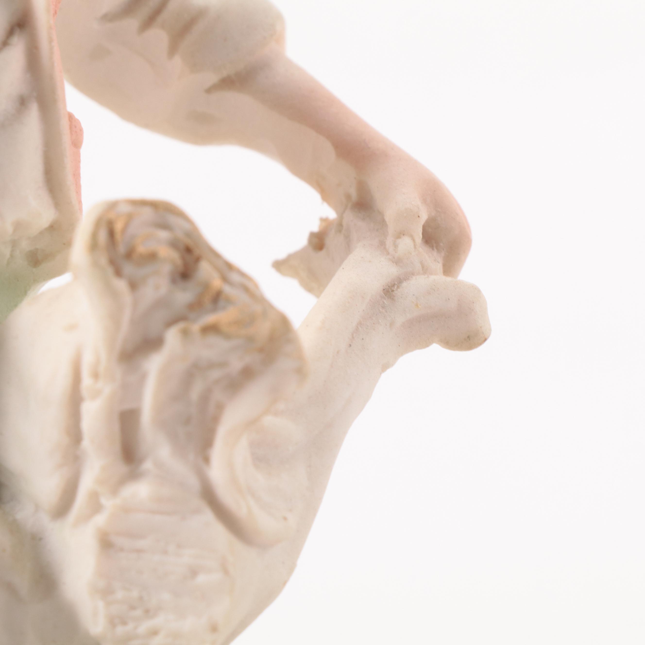 Capodimonte Boy with Axe Resin Figurine, Late 20th Century