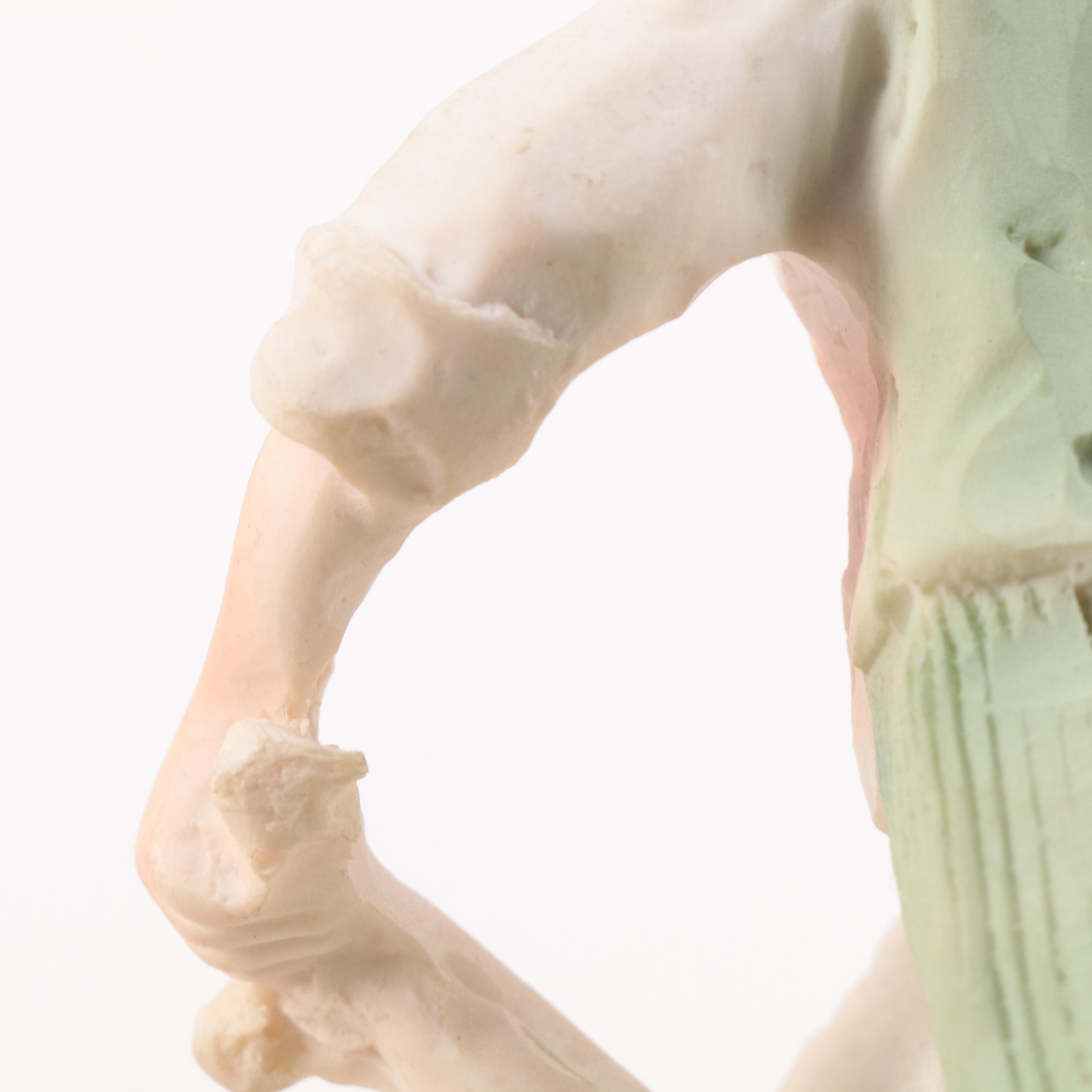 Capodimonte Boy with Axe Resin Figurine, Late 20th Century