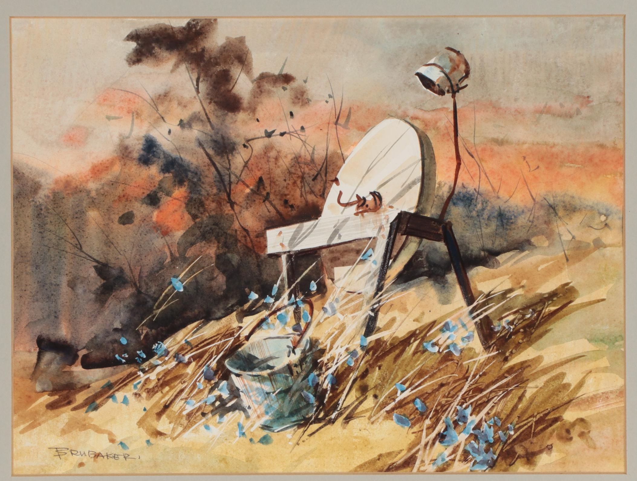 Robert Brubaker Landscape Watercolor Painting