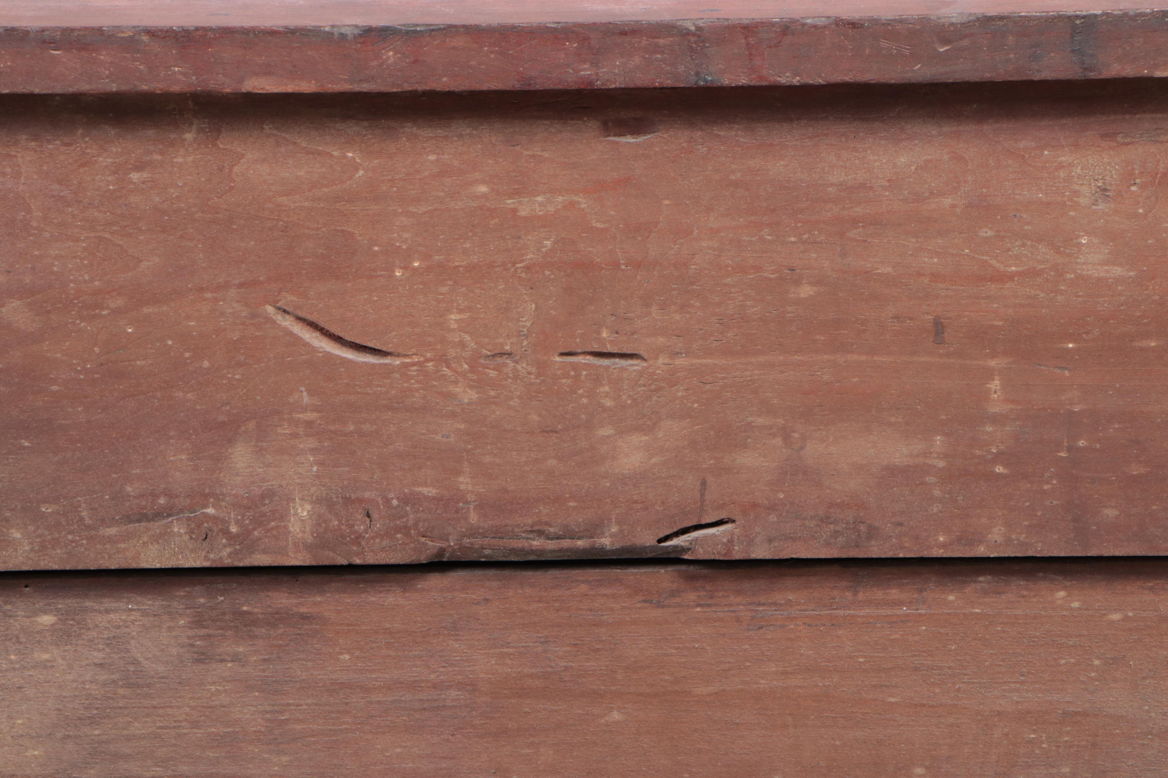 Late Federal Cherrywood Four-Drawer Chest, Second Quarter 19th Century