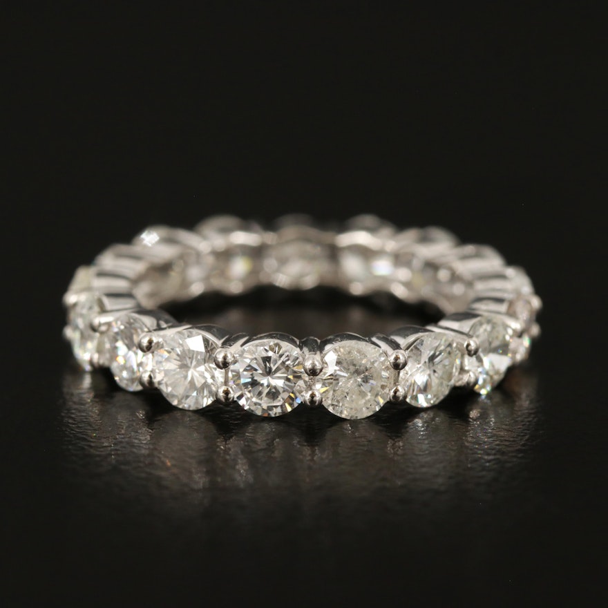 Platinum 2.95 CTW Diamond Eternity Band