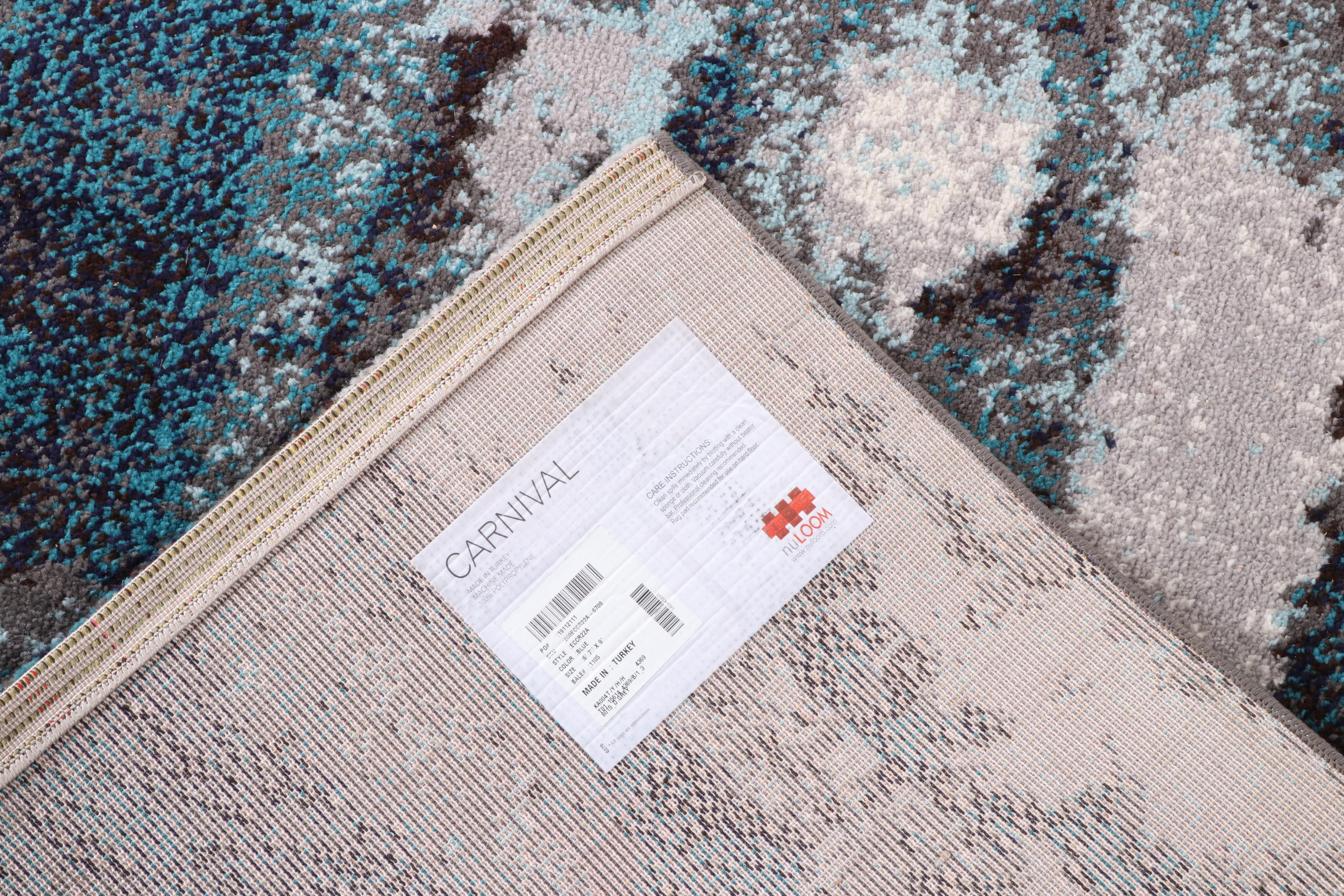 6'7 x 8'11 Machine Made Carnival Modern Area Rug