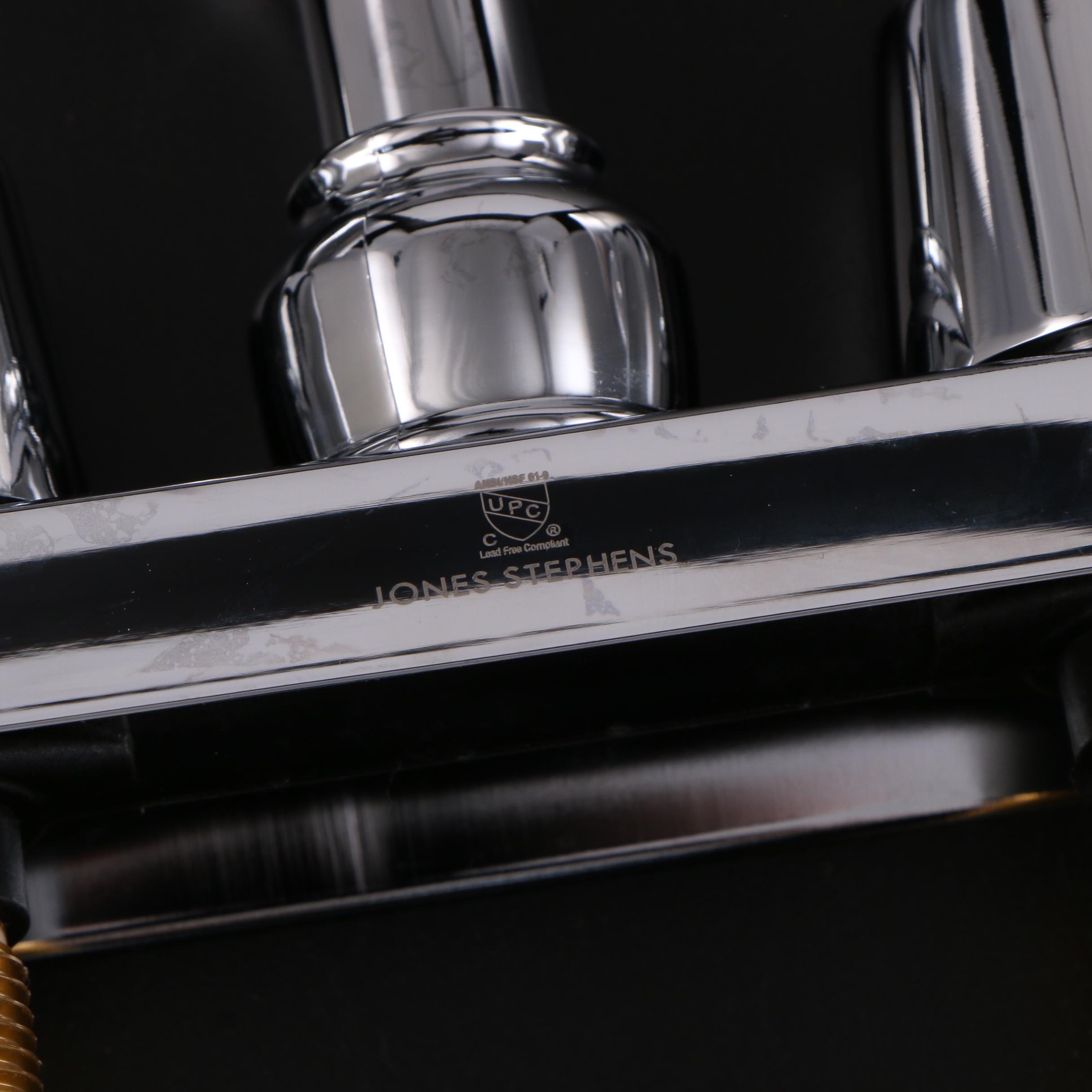 18'' Towel Bars, Towel Rings, Showerhead, 2-Handle Handicap Laundry Tray Faucet