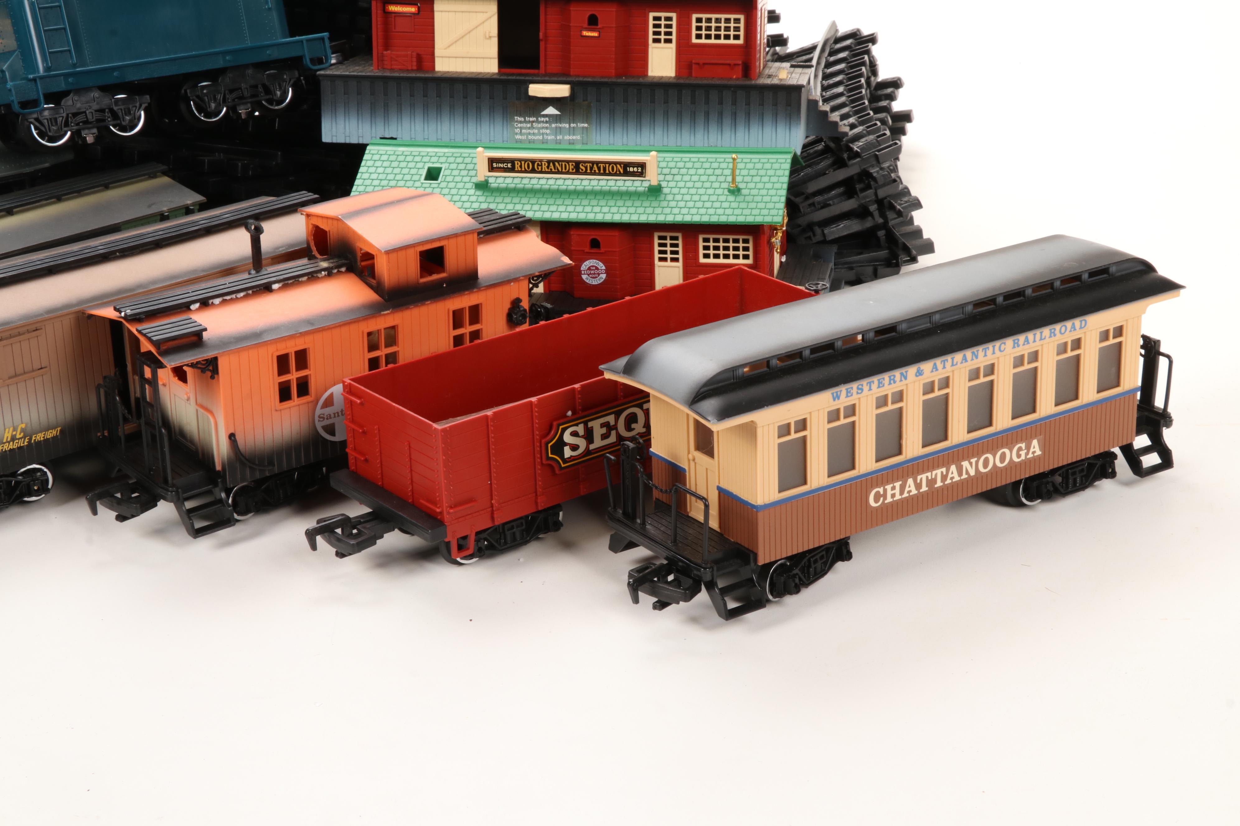 New Bright G Gauge Battery Operated Model Train Sets