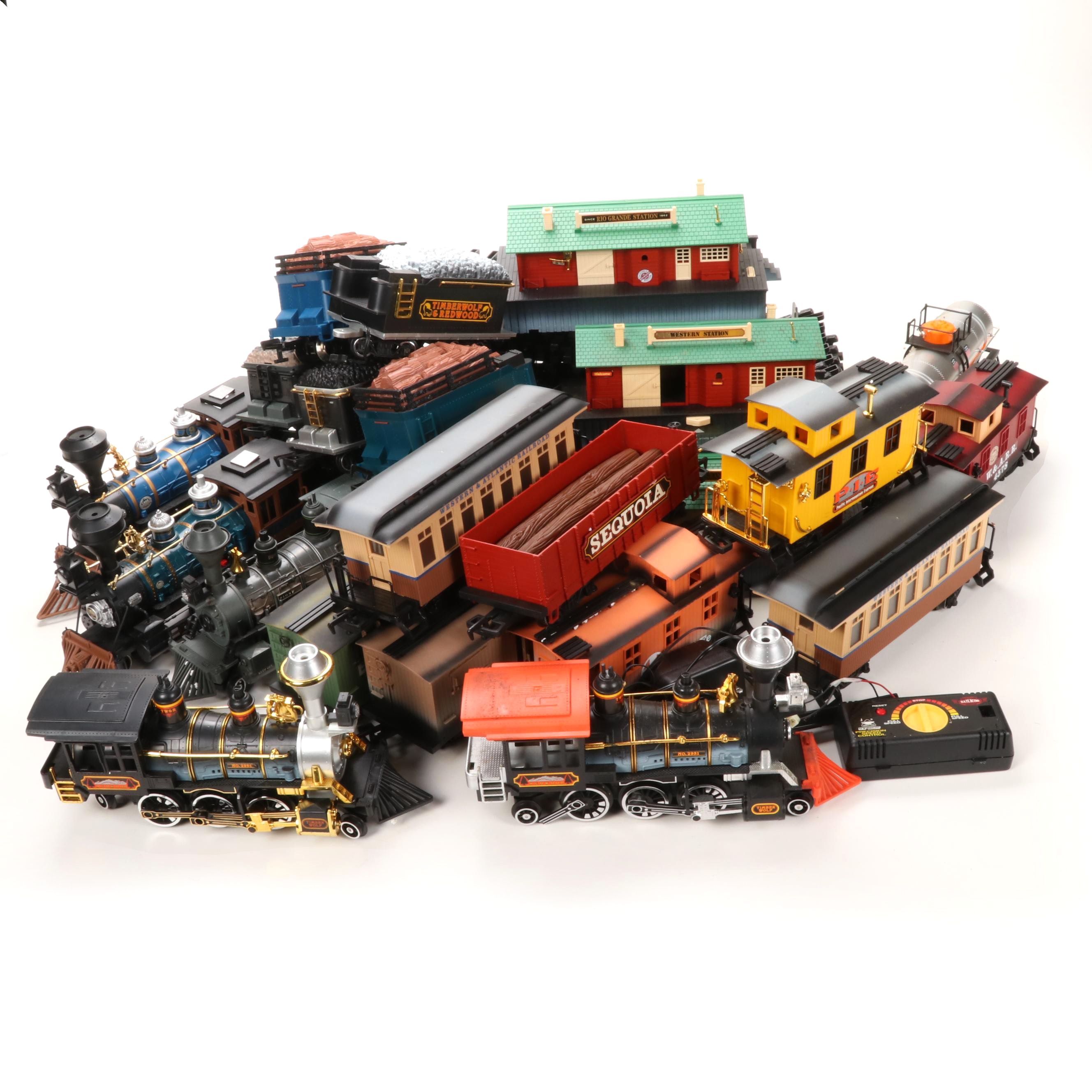 New Bright G Gauge Battery Operated Model Train Sets
