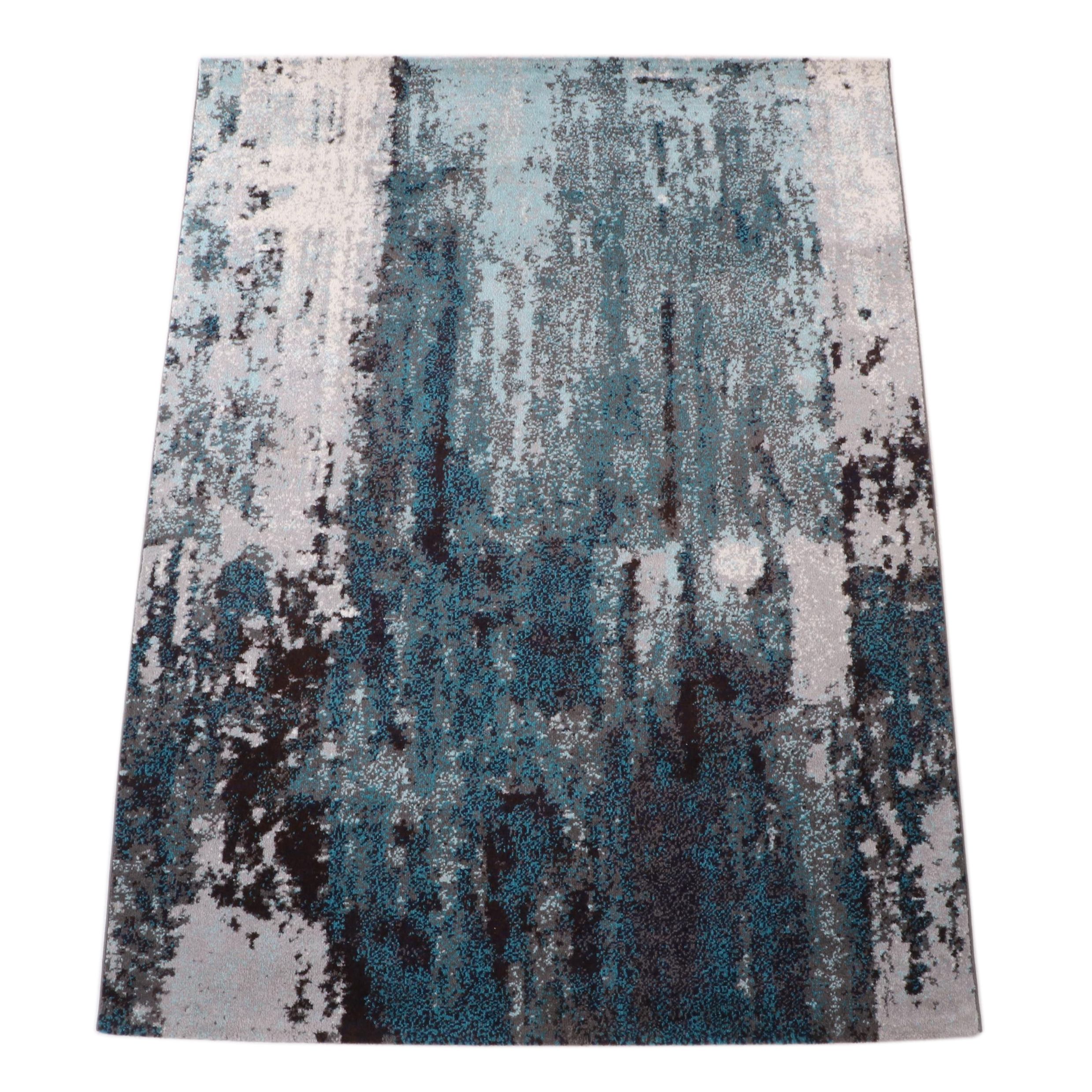 6'7 x 8'11 Machine Made Carnival Modern Area Rug