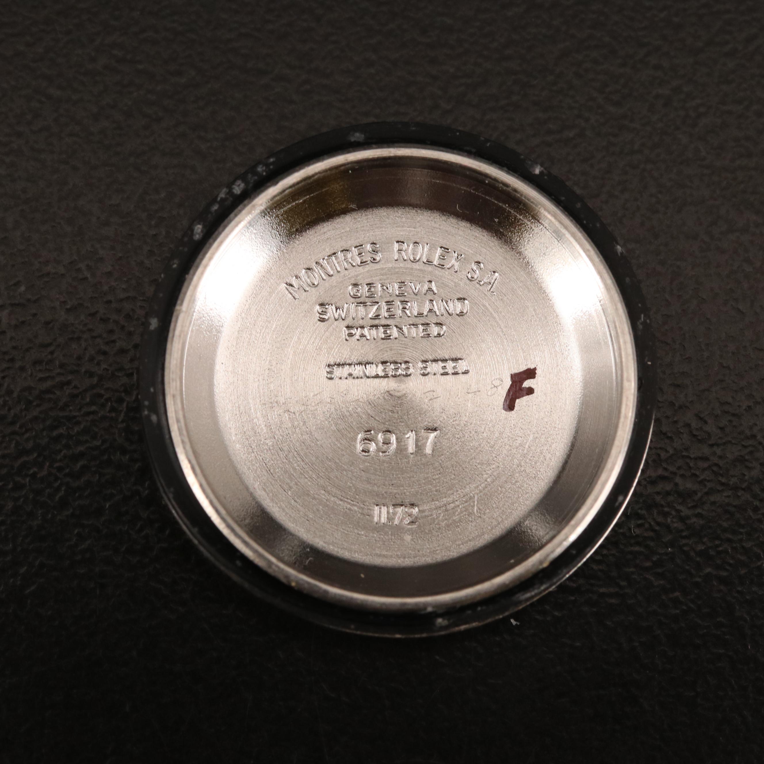 1972 Rolex Datejust Stainless Steel and 14K Watch