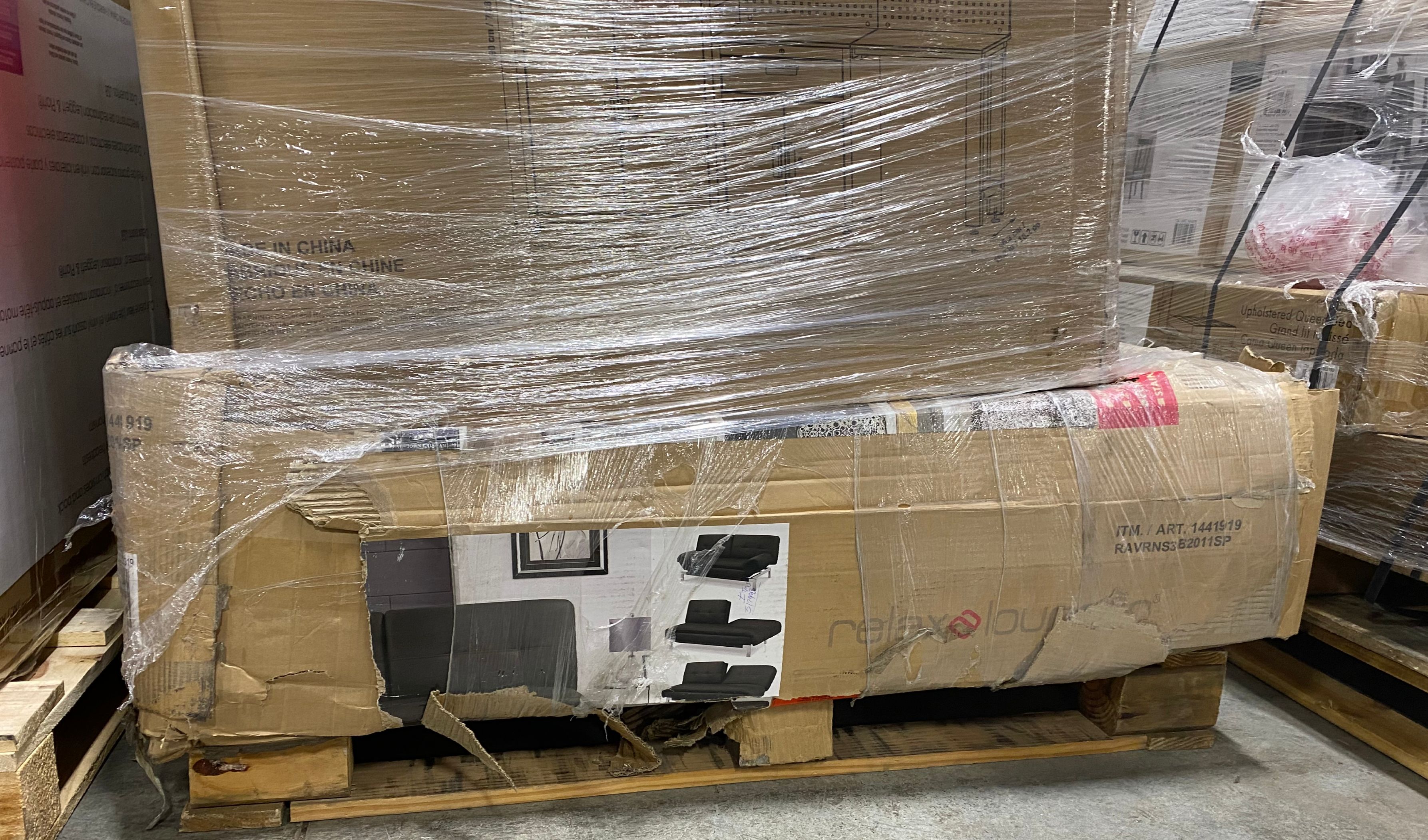 Relax-A-Lounger "Verona" Euro Lounger in Gray