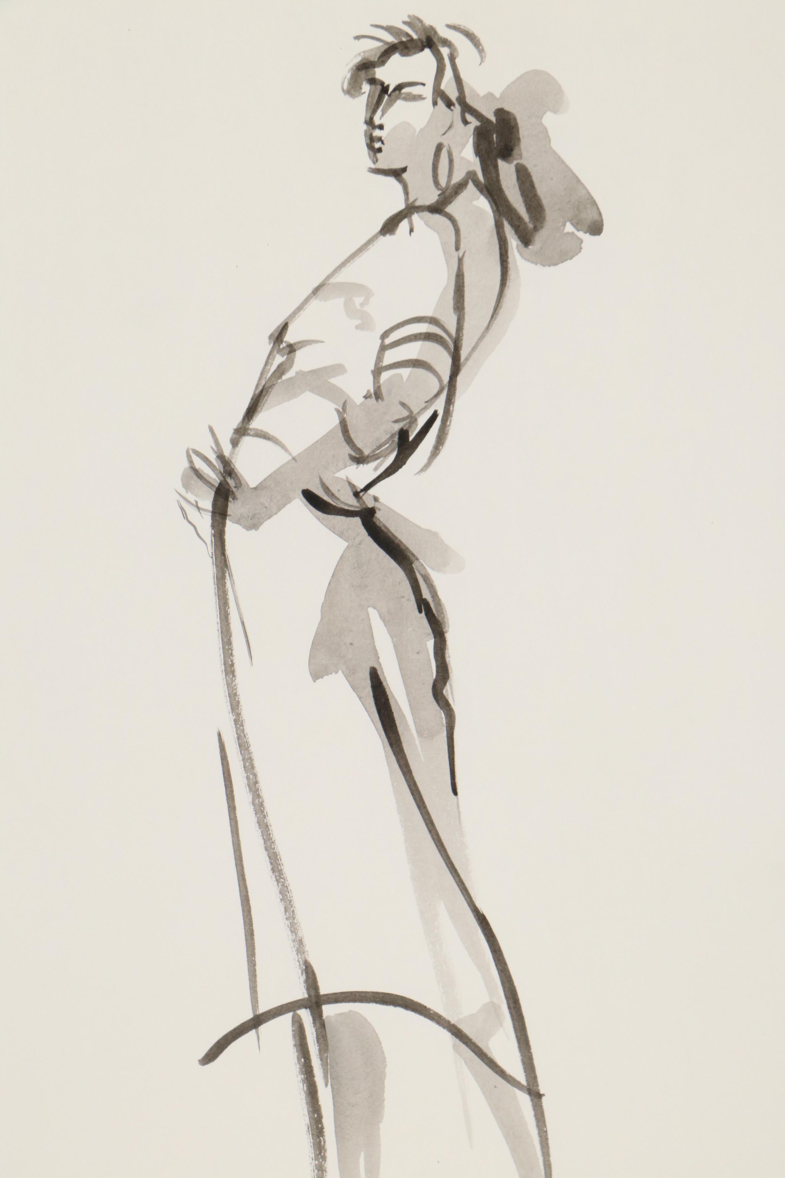 Margaret Voelker-Ferrier Watercolor Fashion Illustration