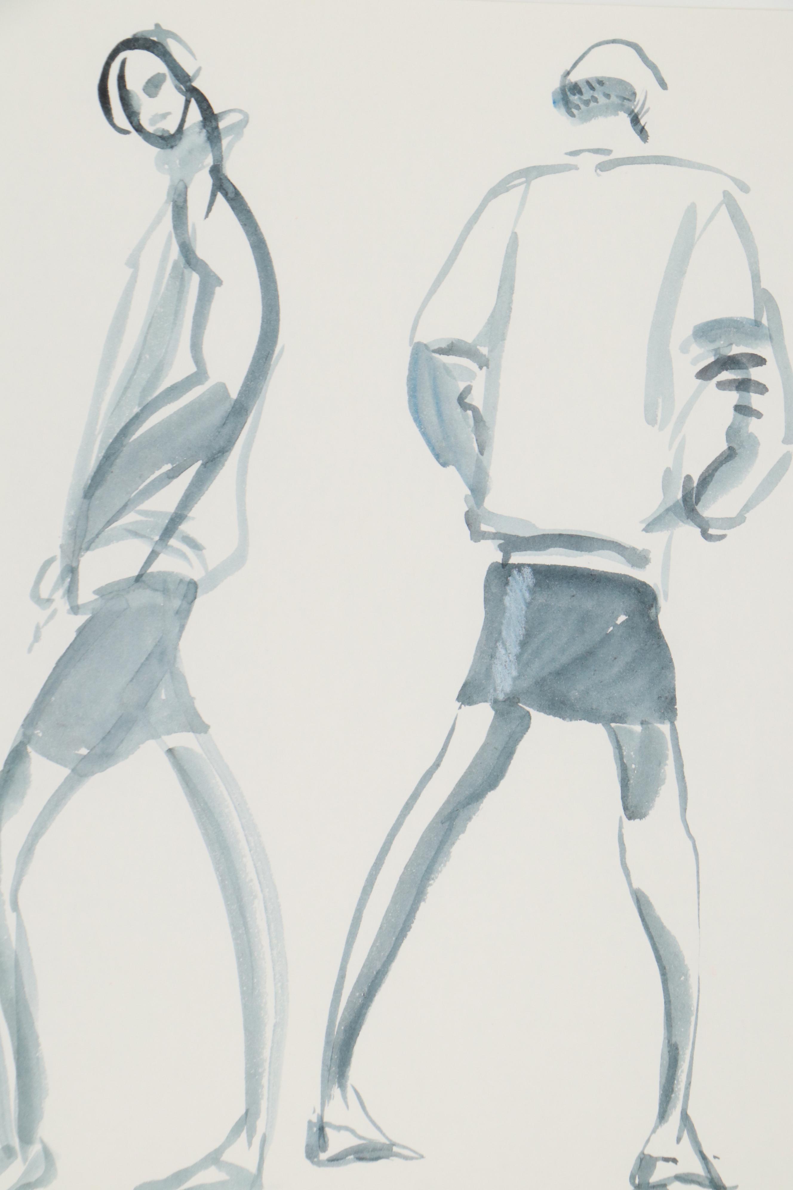 Margaret Voelker-Ferrier Watercolor Fashion Illustrations