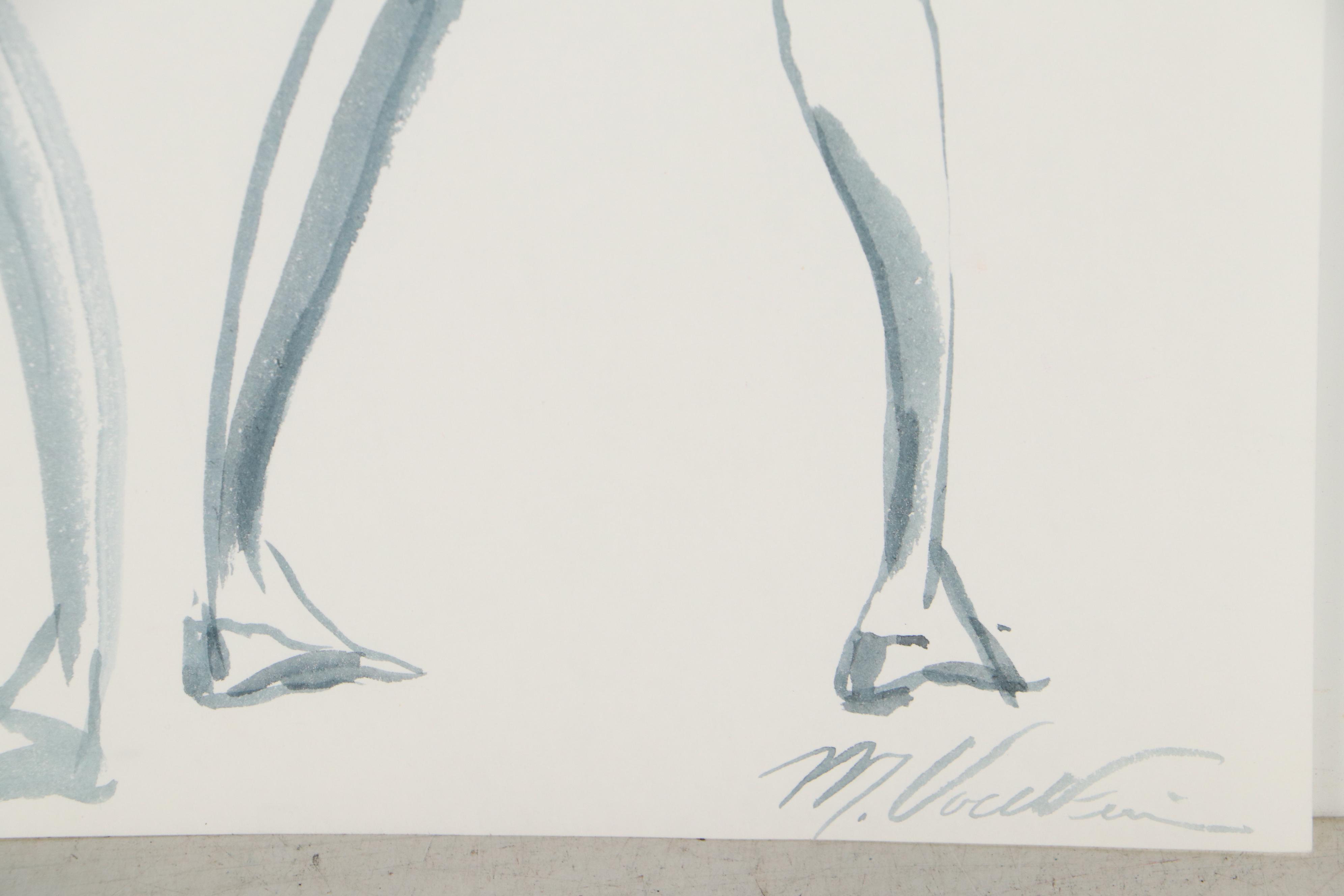 Margaret Voelker-Ferrier Watercolor Fashion Illustrations