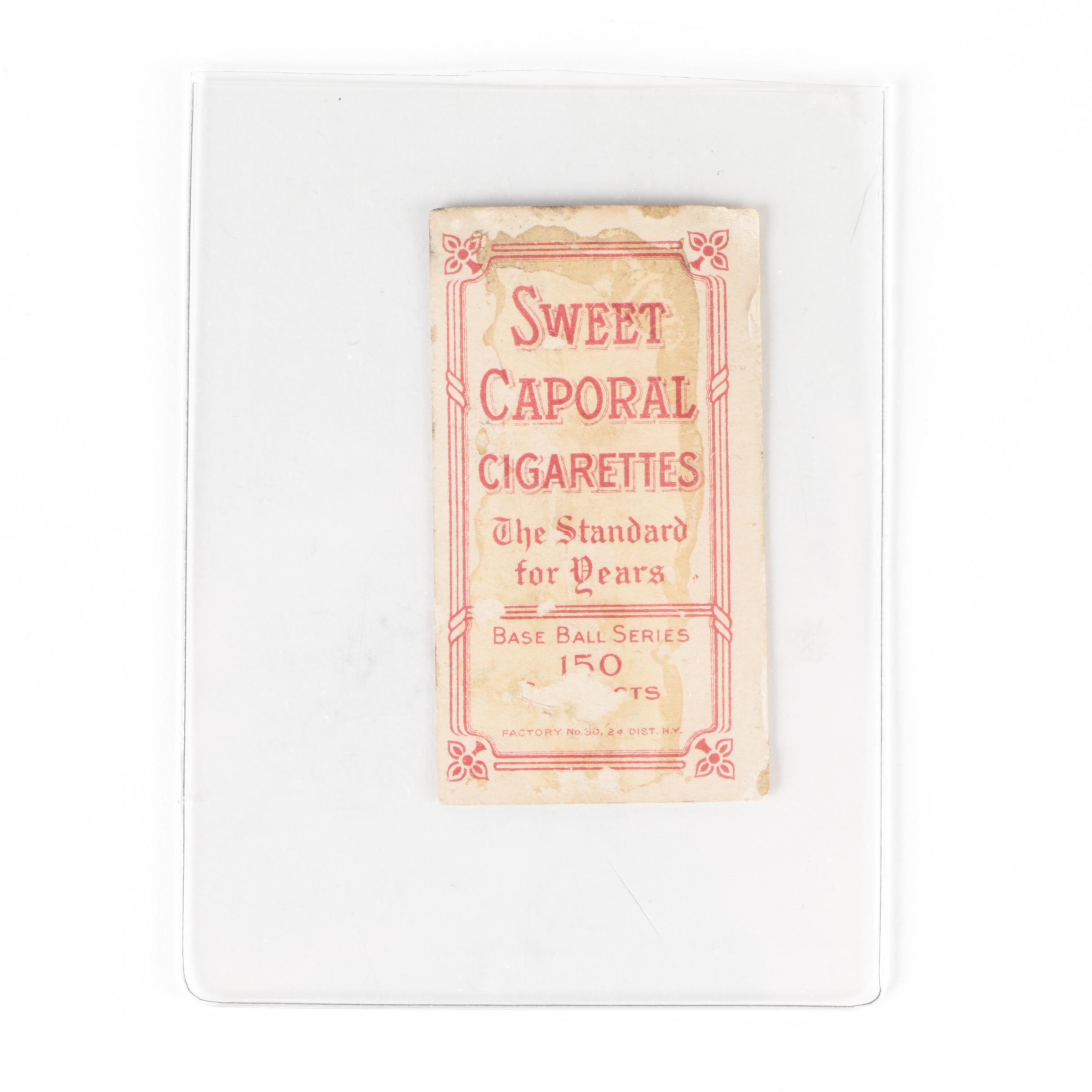 1909-1911 Bill Bergen and Al Burch Brooklyn Sweet Caporal "T206" Baseball Cards