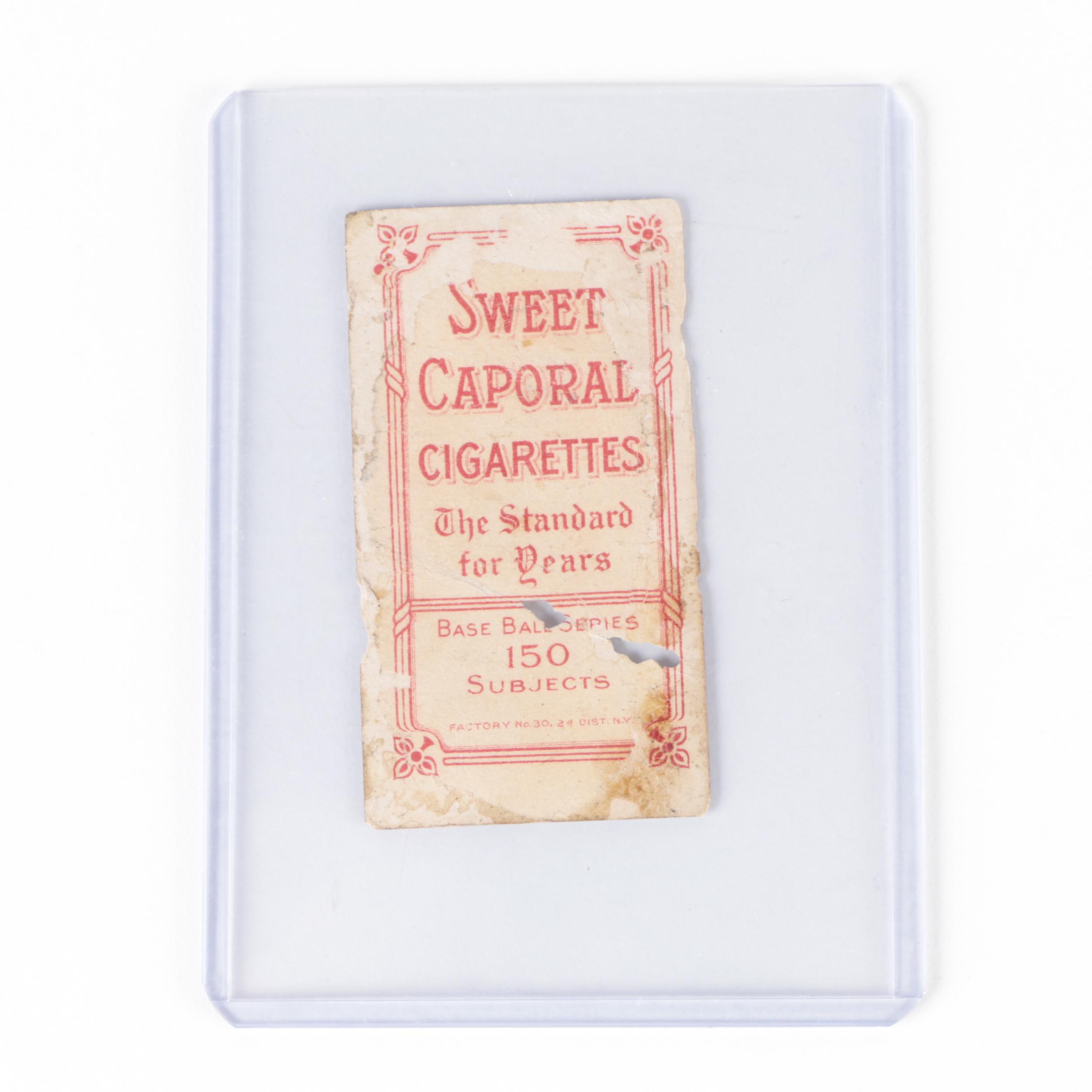 1909-1911 Bill Bergen and Al Burch Brooklyn Sweet Caporal "T206" Baseball Cards