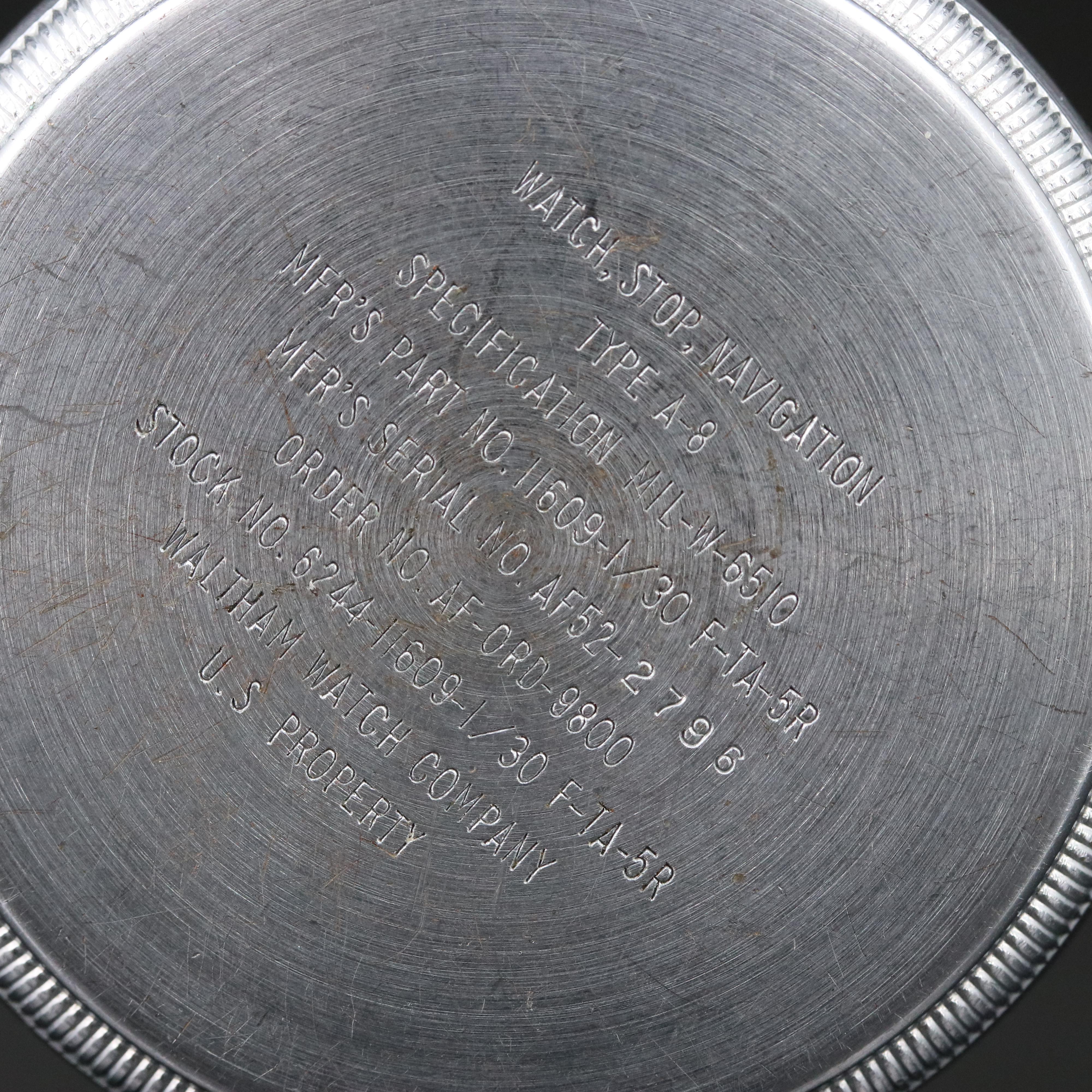 Waltham WWII Era Navigator Military Stopwatch