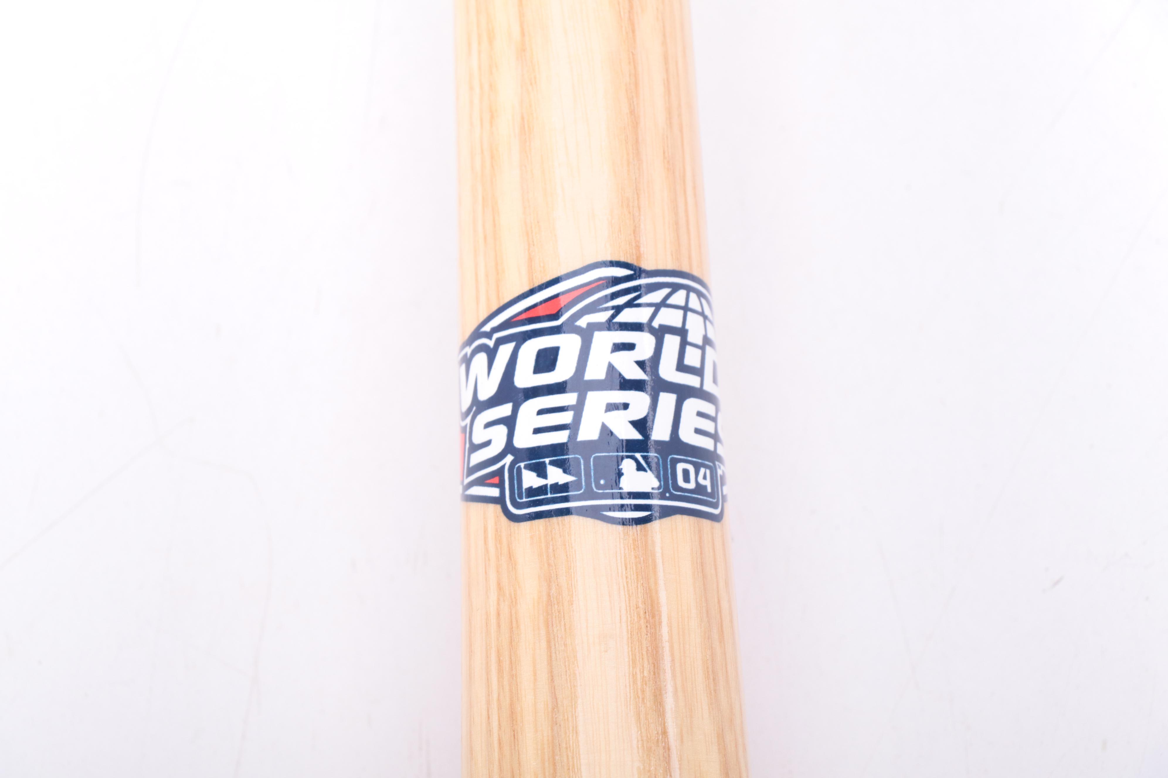 Boston Red Sox 2004 World Series Commemorative Bats and Baseball