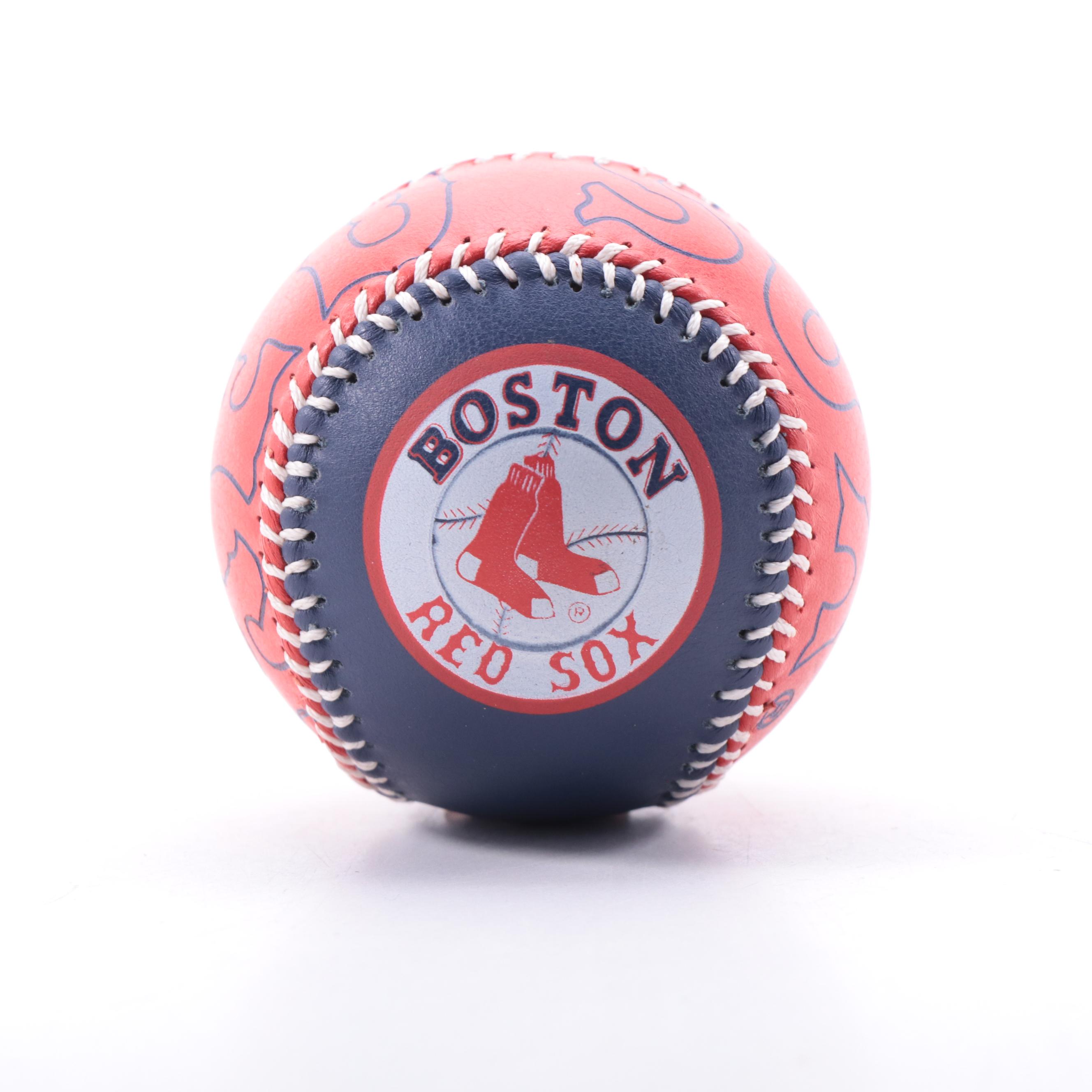 Boston Red Sox 2004 World Series Commemorative Bats and Baseball