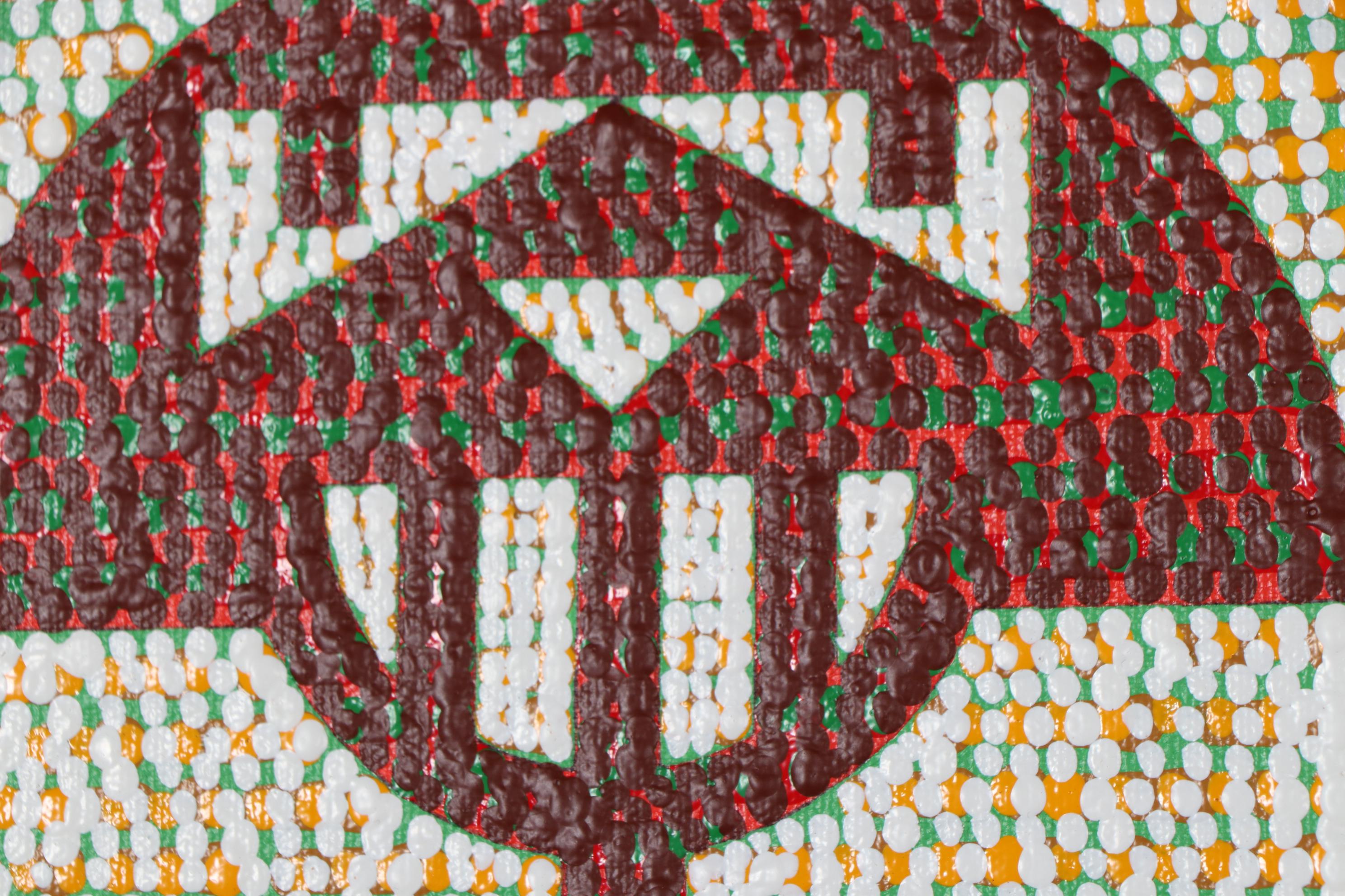 Jerry Kellems Abstract Acrylic Painting