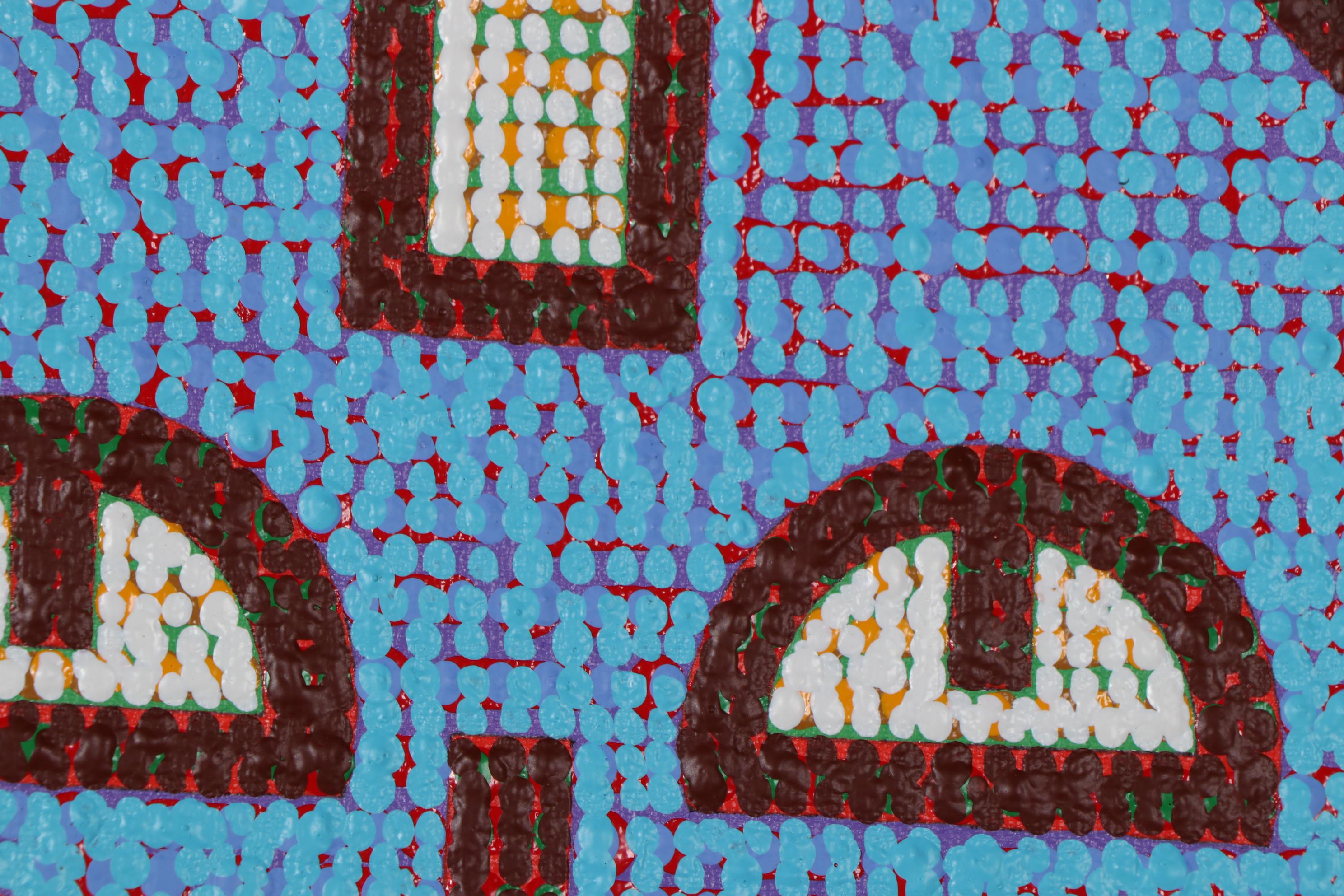 Jerry Kellems Abstract Acrylic Painting