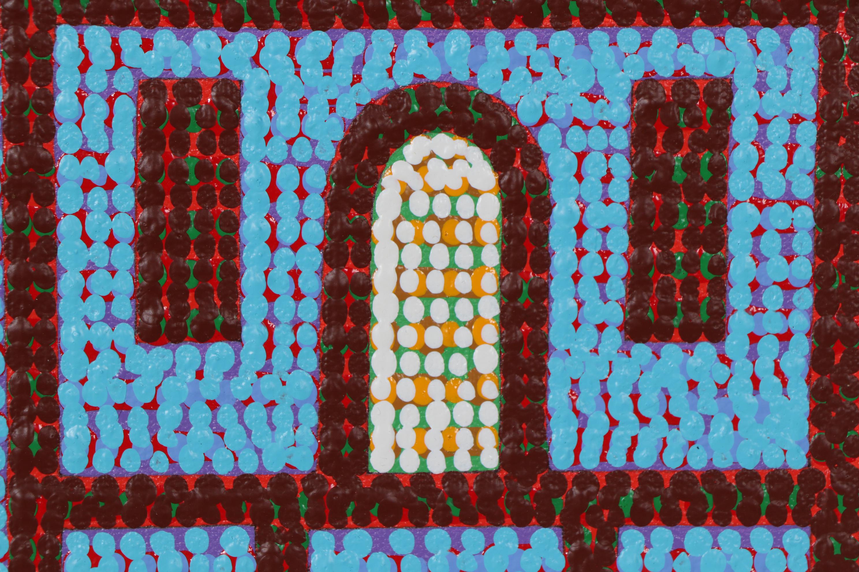 Jerry Kellems Abstract Acrylic Painting