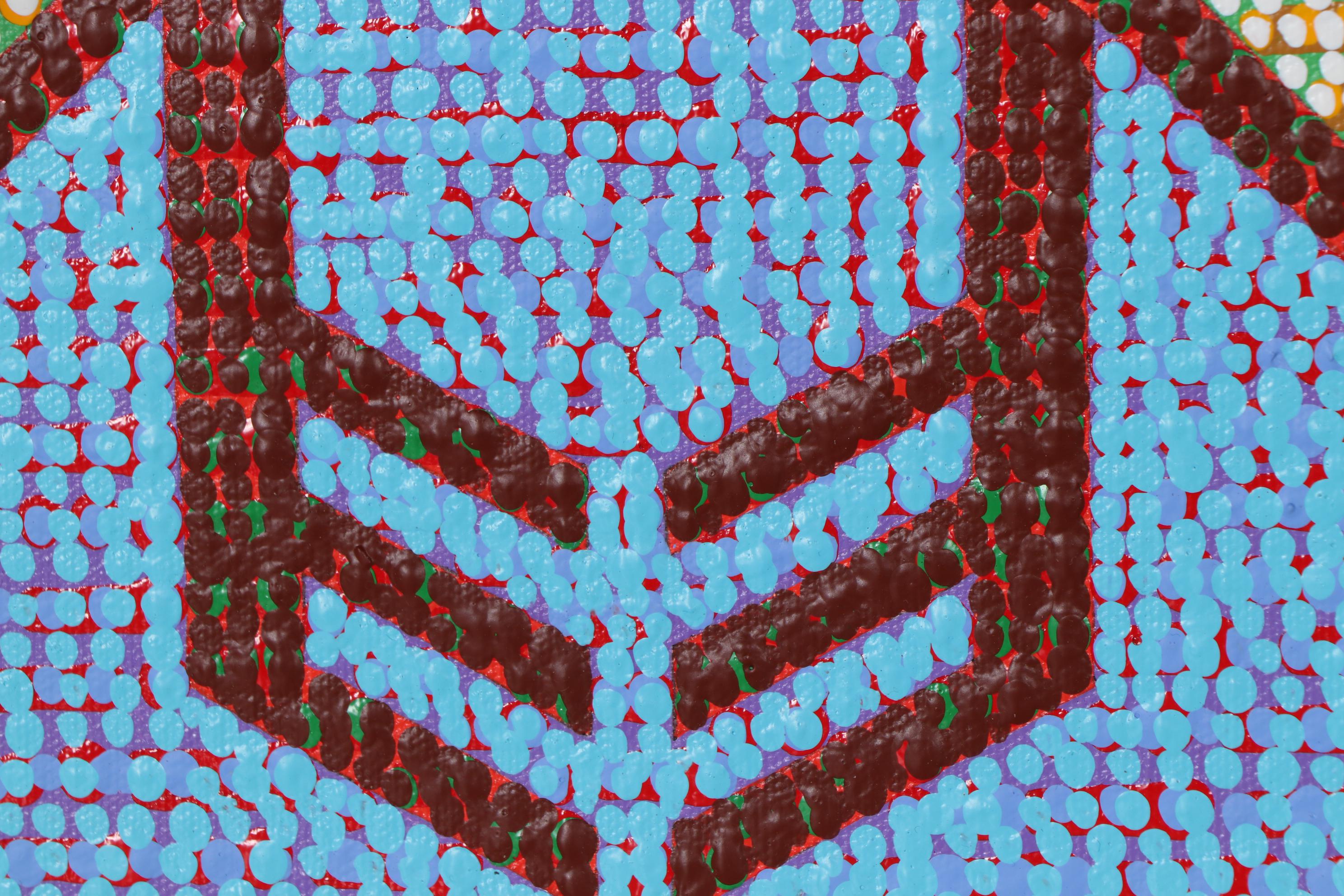 Jerry Kellems Abstract Acrylic Painting