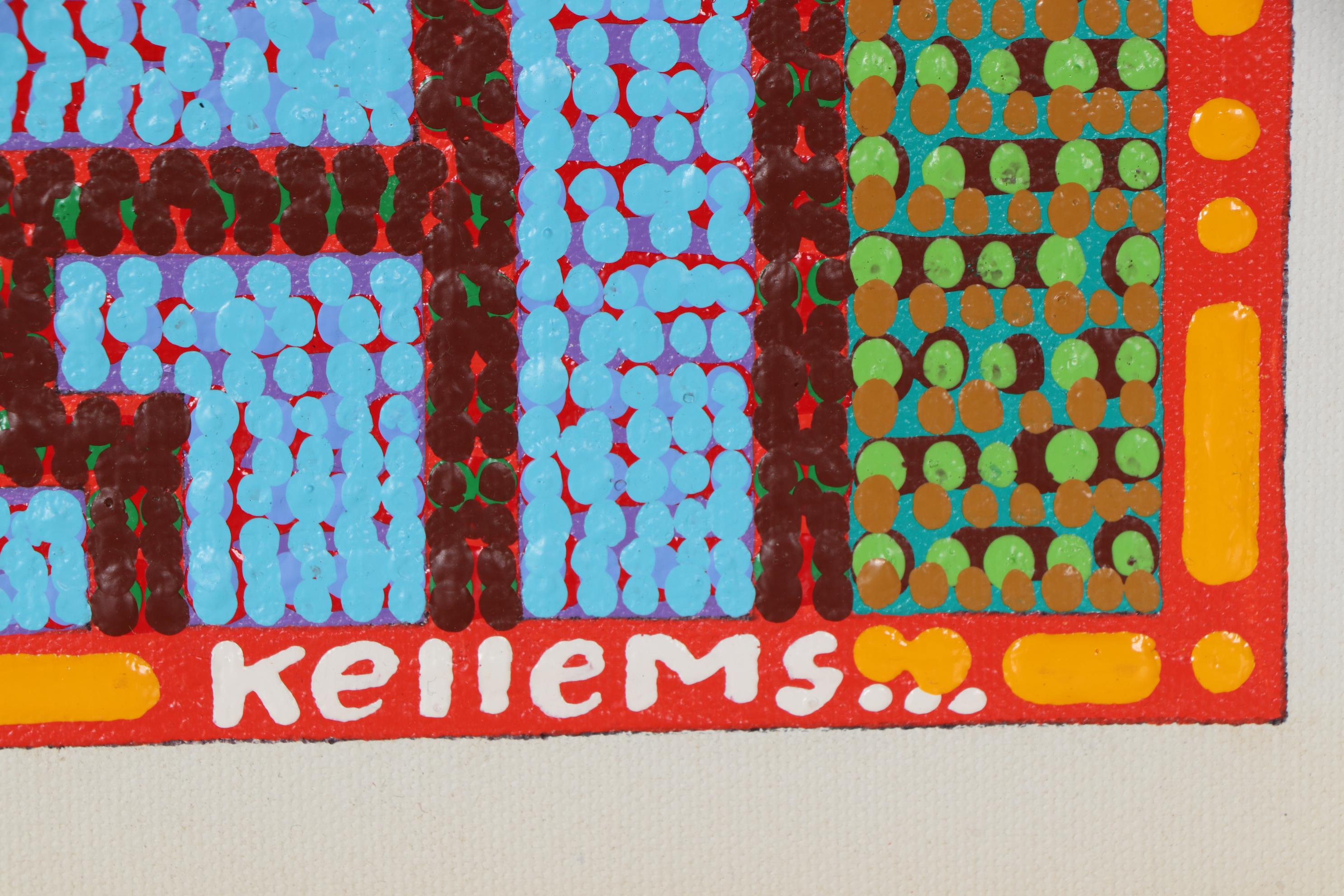 Jerry Kellems Abstract Acrylic Painting