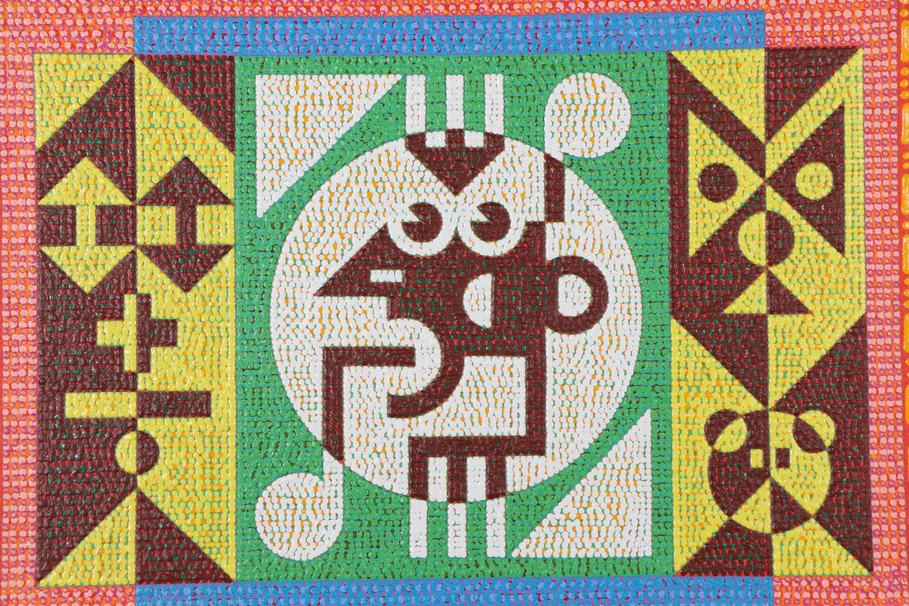 Jerry Kellems Abstract Acrylic Painting