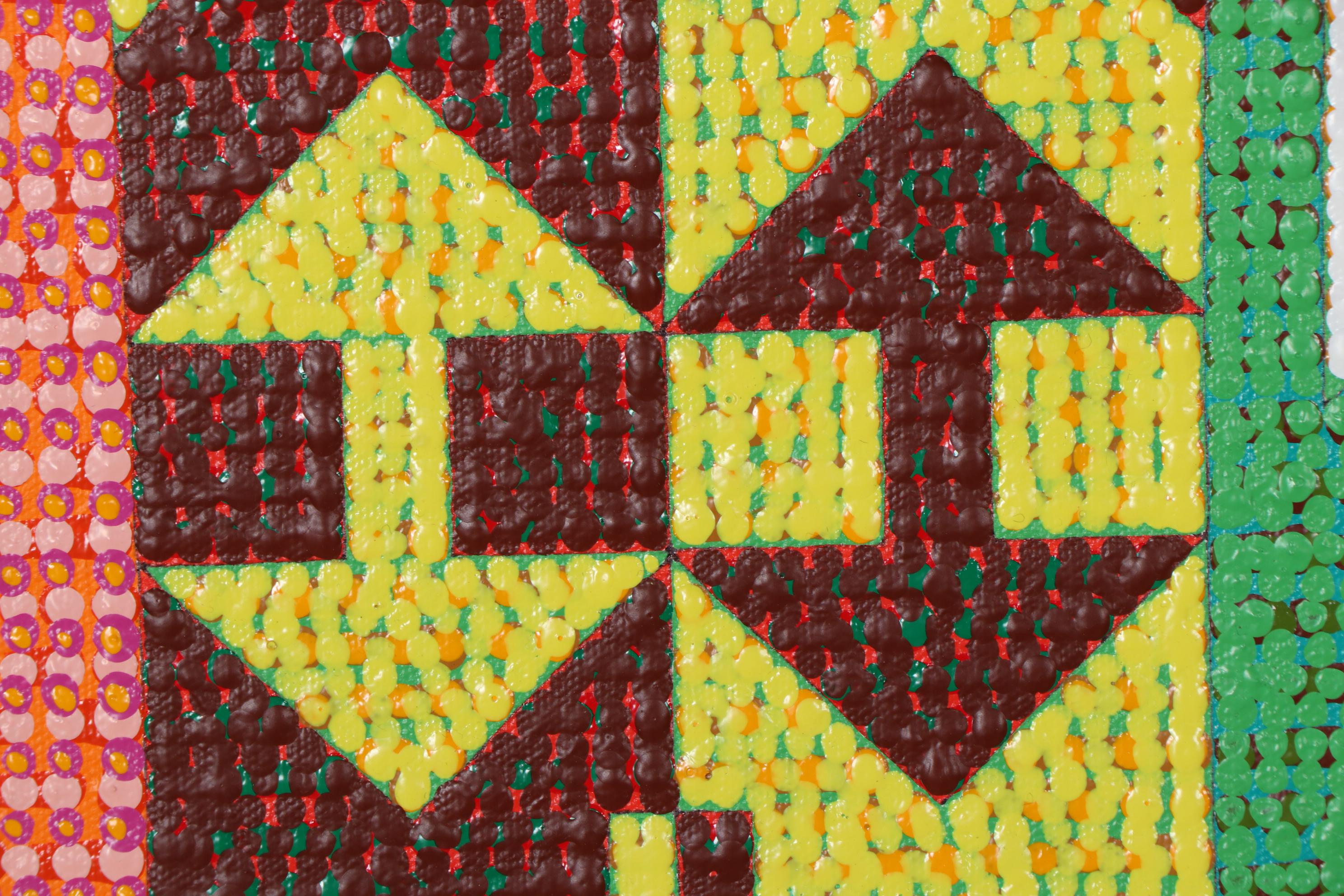 Jerry Kellems Abstract Acrylic Painting