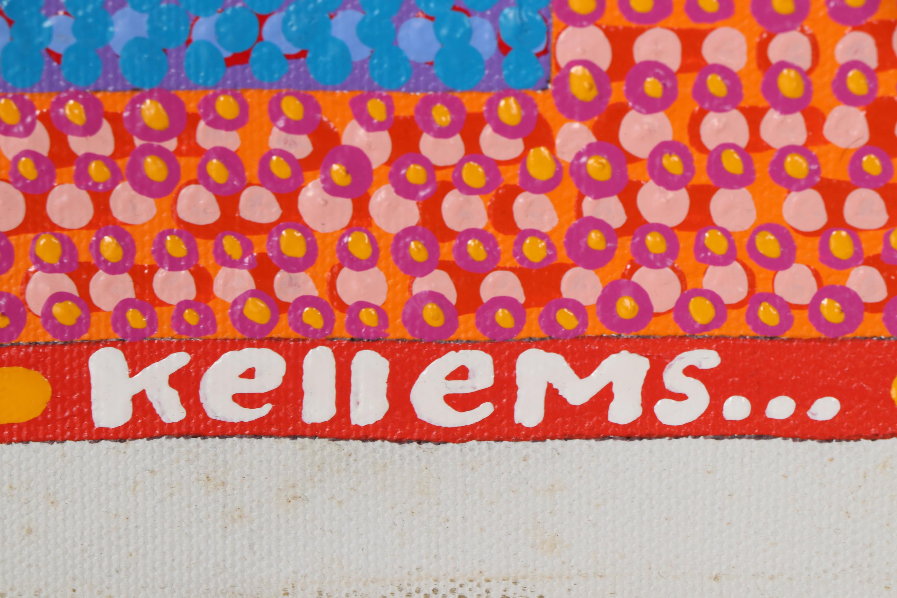 Jerry Kellems Abstract Acrylic Painting