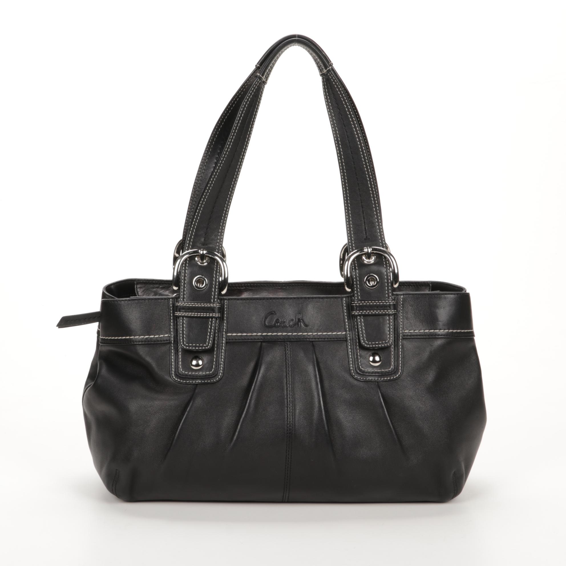 Coach Black Leather Crossbody and Shoulder Bags
