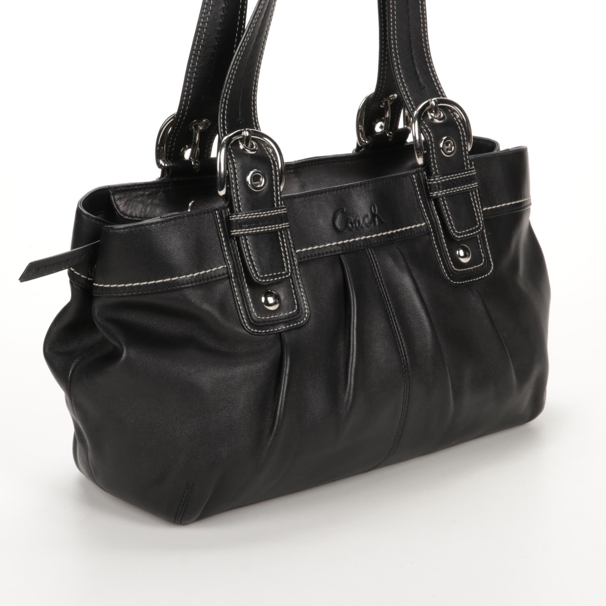 Coach Black Leather Crossbody and Shoulder Bags