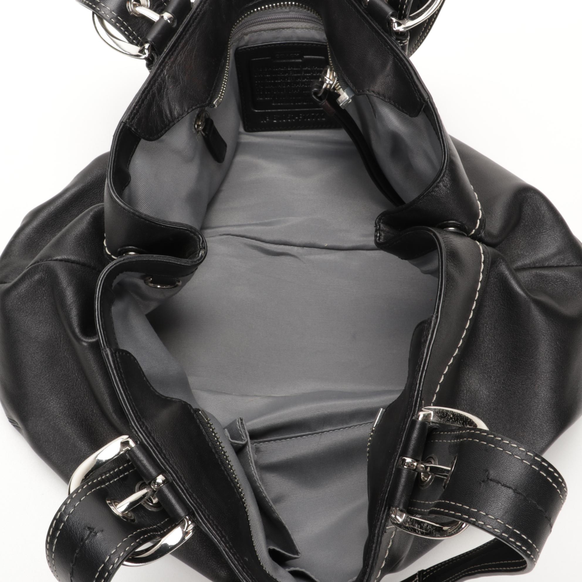 Coach Black Leather Crossbody and Shoulder Bags