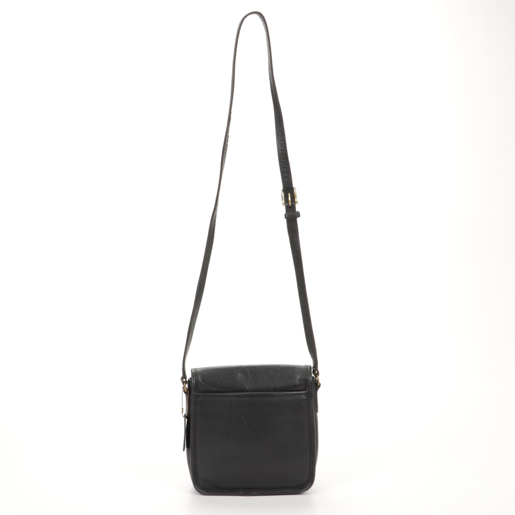 Coach Black Leather Crossbody and Shoulder Bags